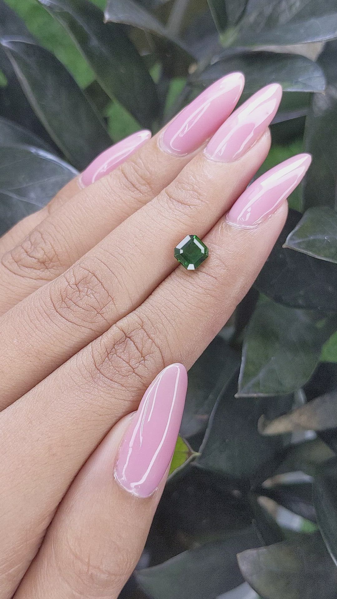 1.35 Ct. Tsavorite Garnet from Tanzania Size Video