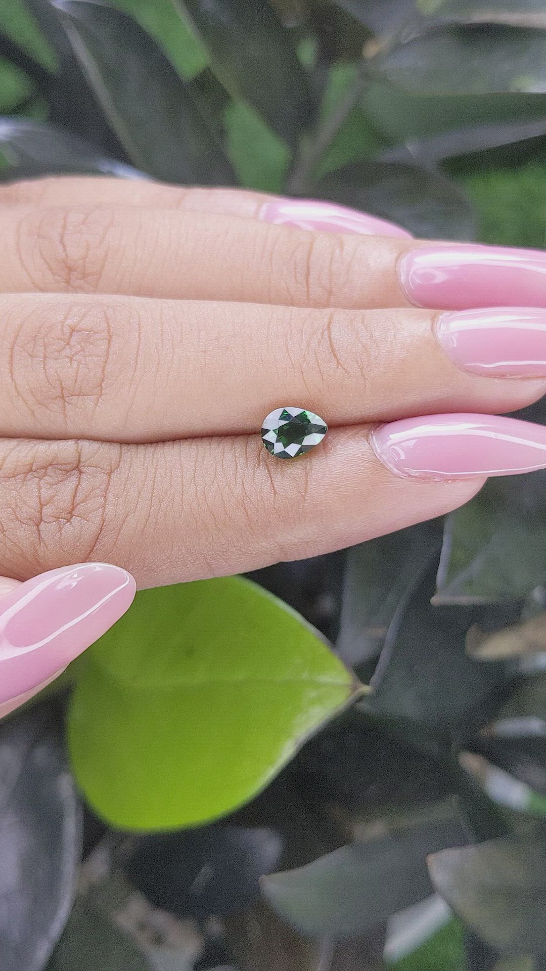 1.00 Ct. Tsavorite Garnet from Tanzania Size Video