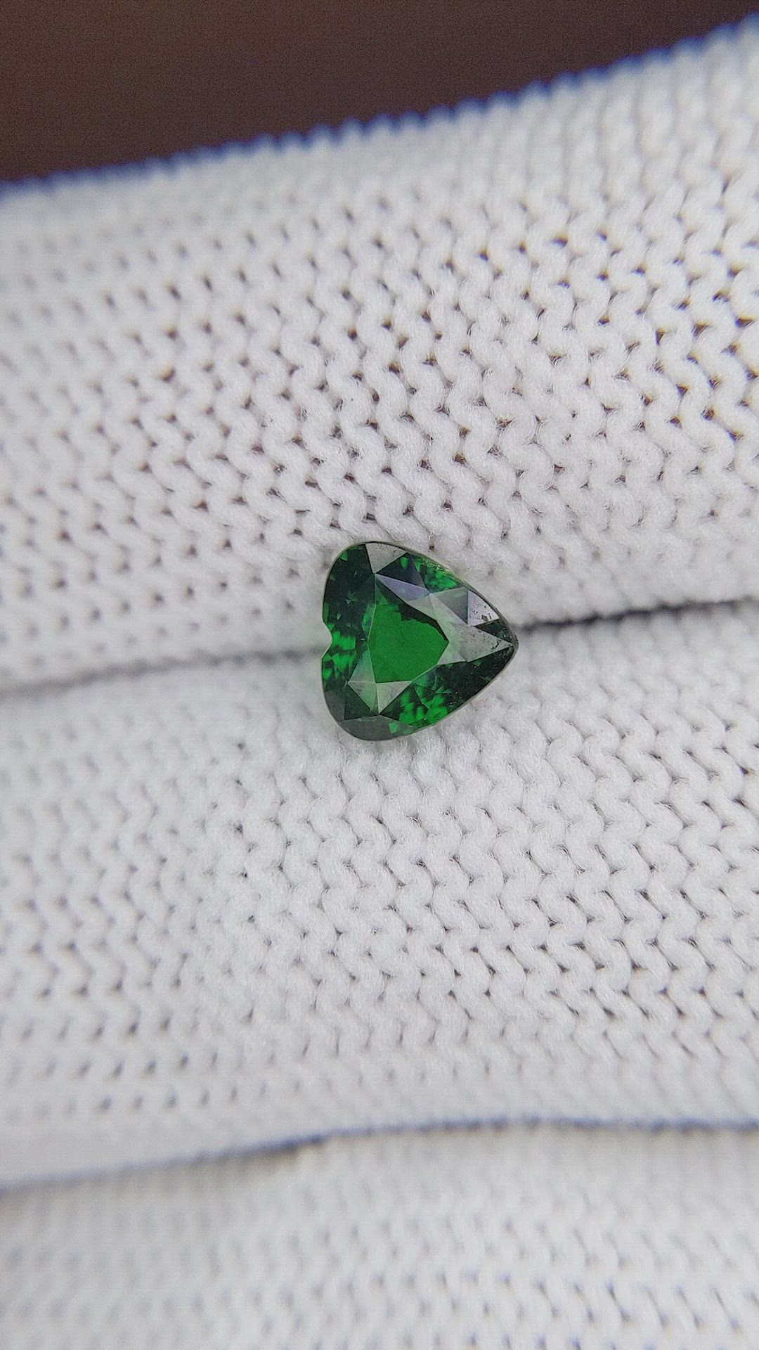 1.12 Ct. Tsavorite Garnet from Tanzania Size Video