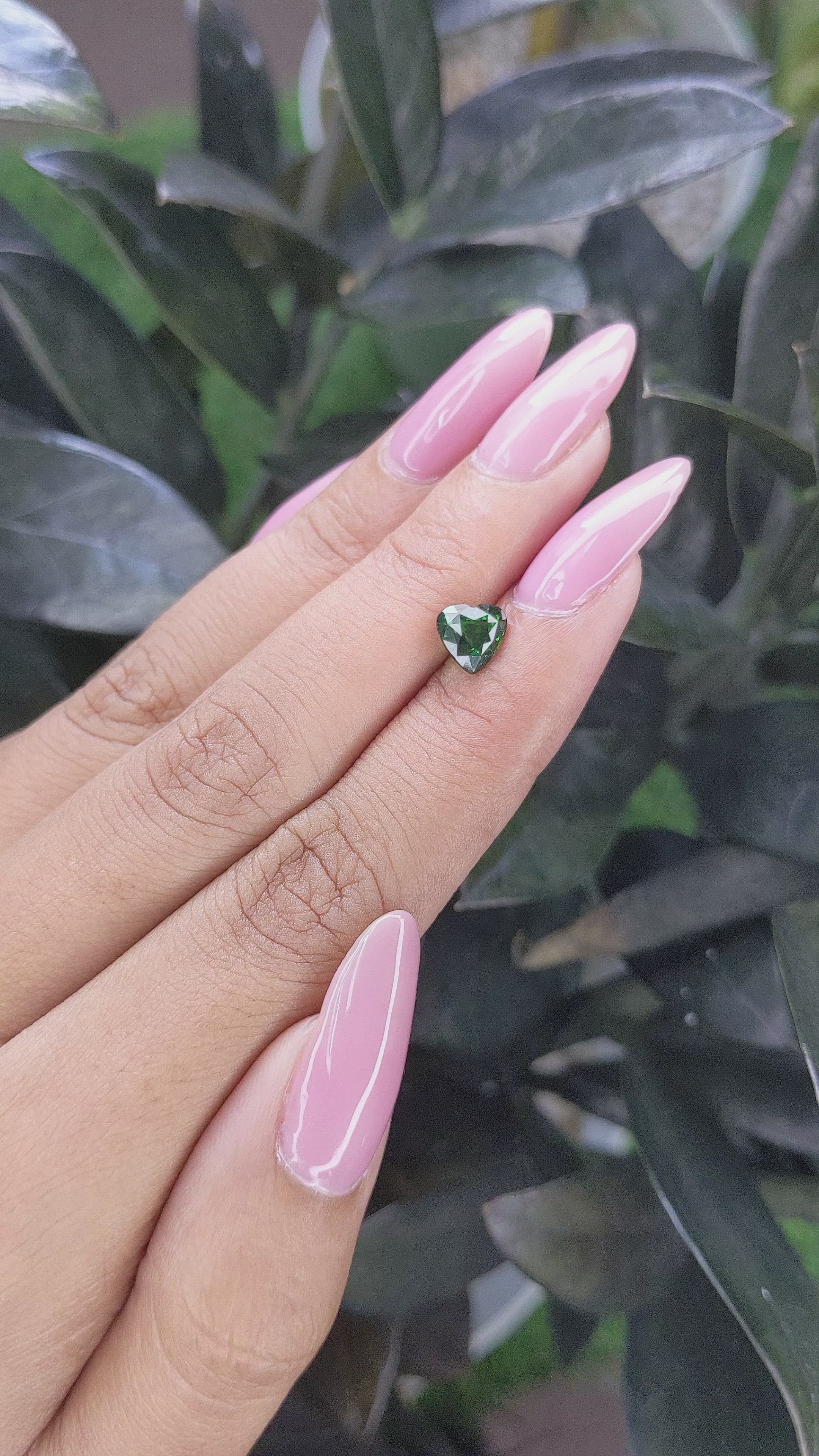 1.12 Ct. Tsavorite Garnet from Tanzania Size Video