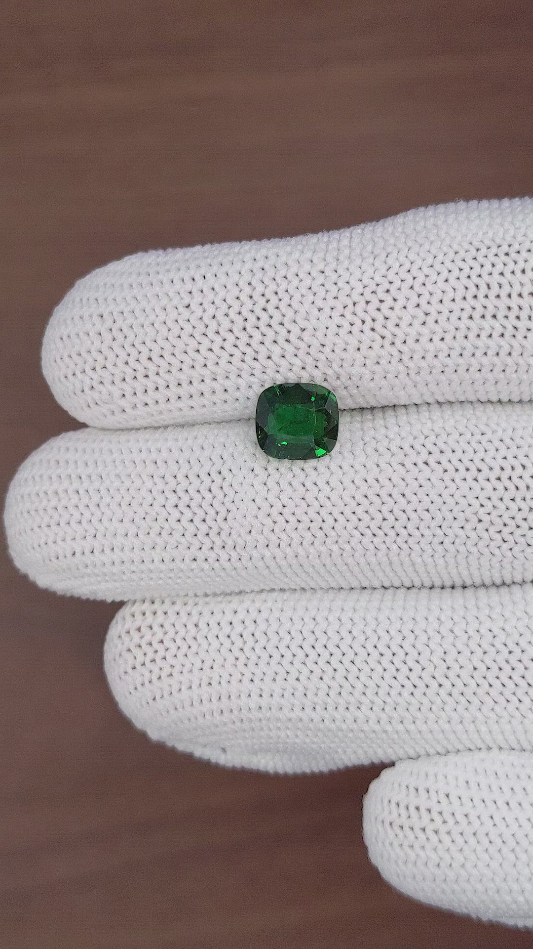 2.70 Ct. Tsavorite Garnet from Tanzania Size Video