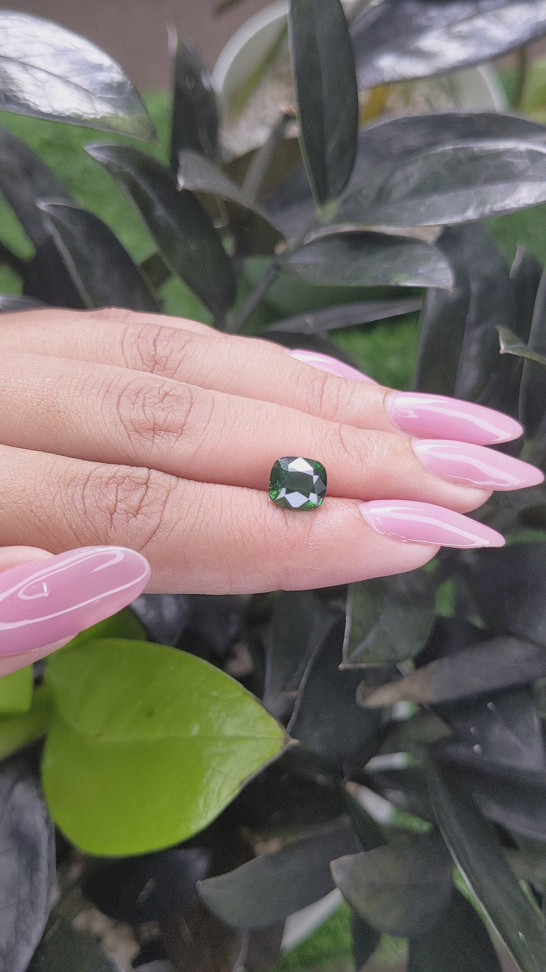 2.70 Ct. Tsavorite Garnet from Tanzania Size Video