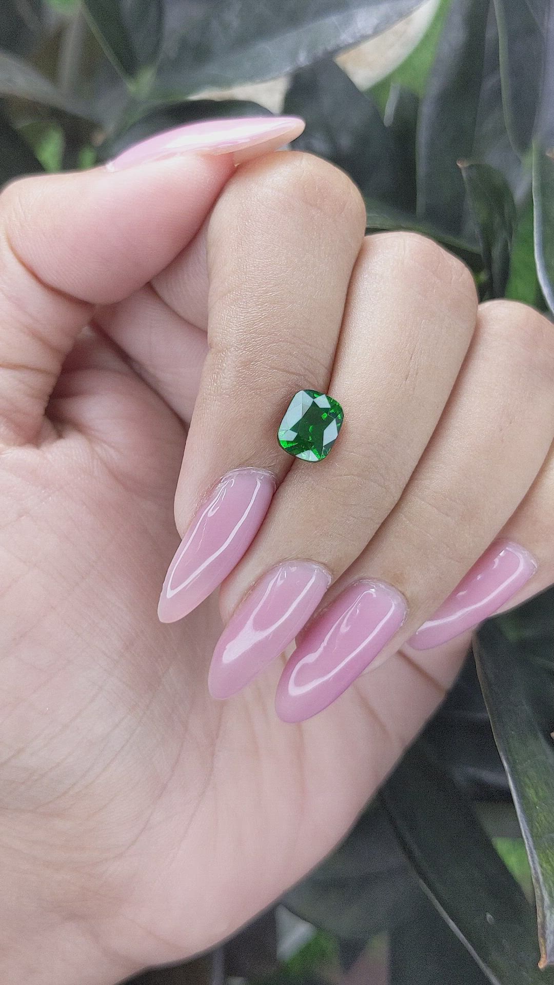 2.10 Ct. Tsavorite Garnet from Tanzania Size Video