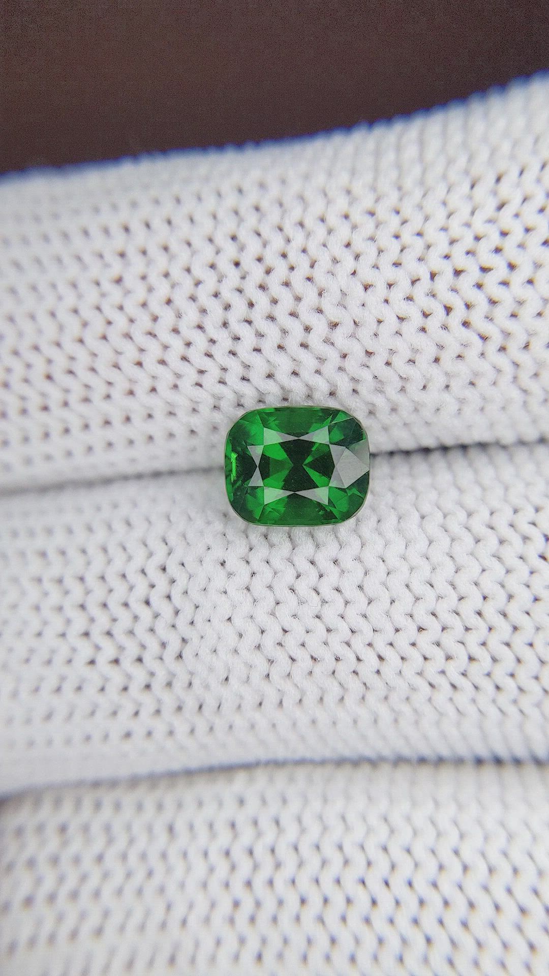 2.10 Ct. Tsavorite Garnet from Tanzania Size Video
