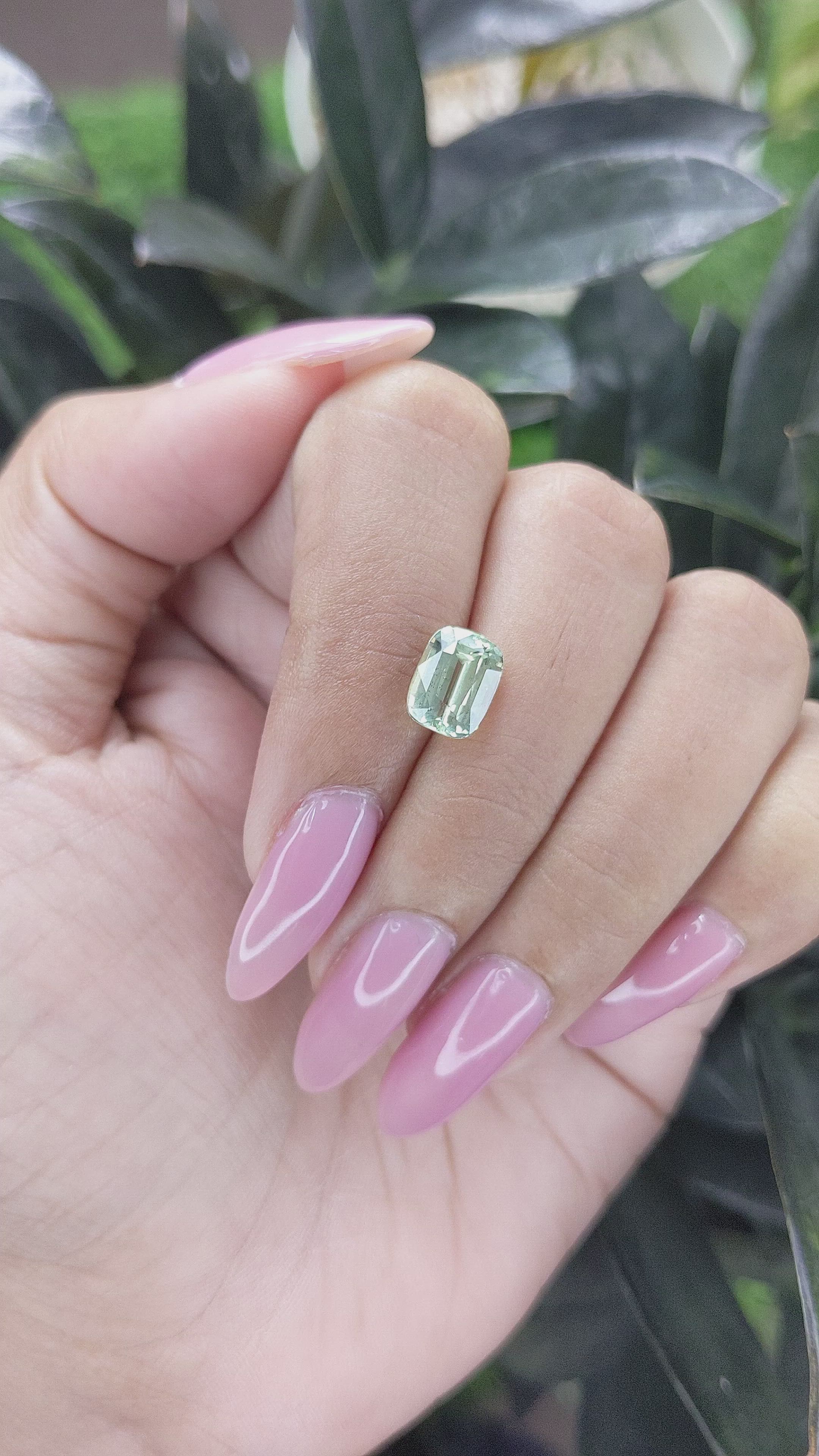 2.63 Ct. Chrysoberyl from Tanzania Size Video