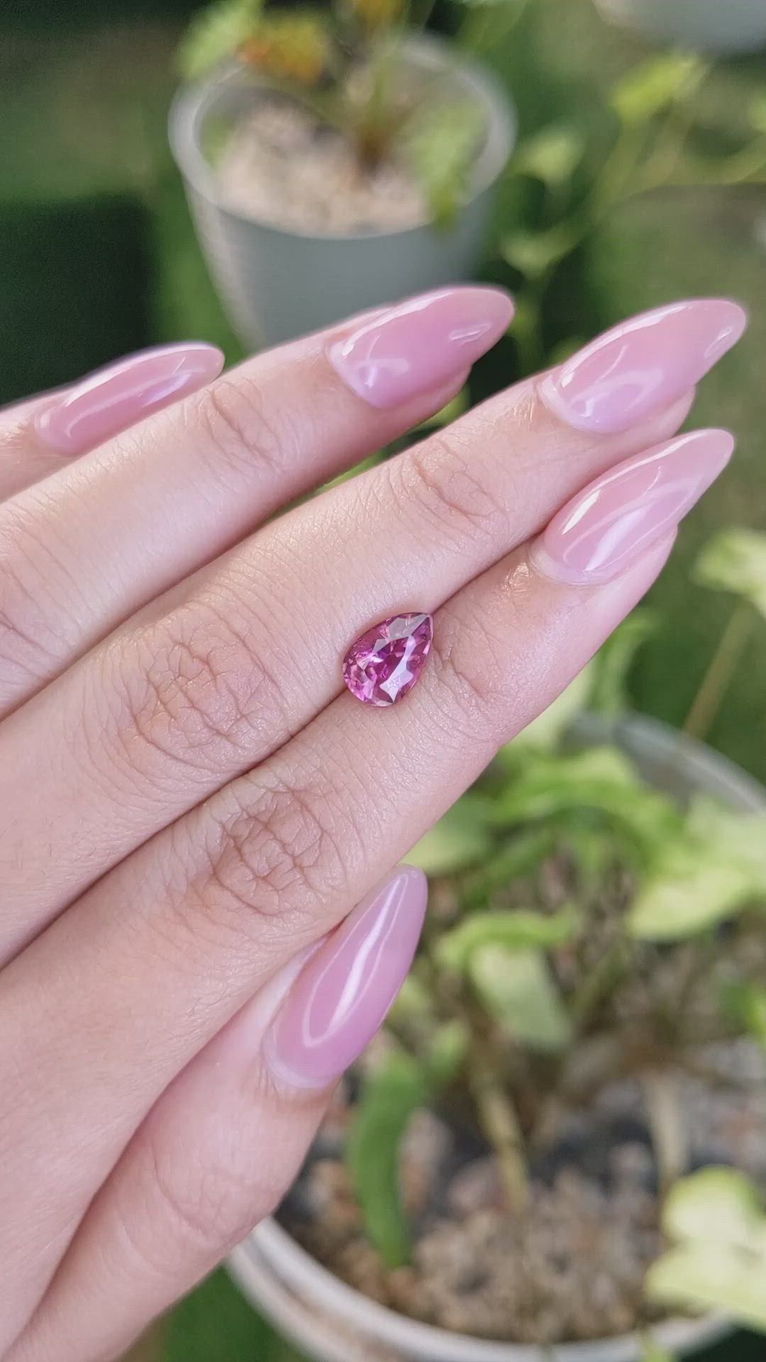 1.53 Ct. Tourmaline from Ceylon (Sri Lanka) Size Video