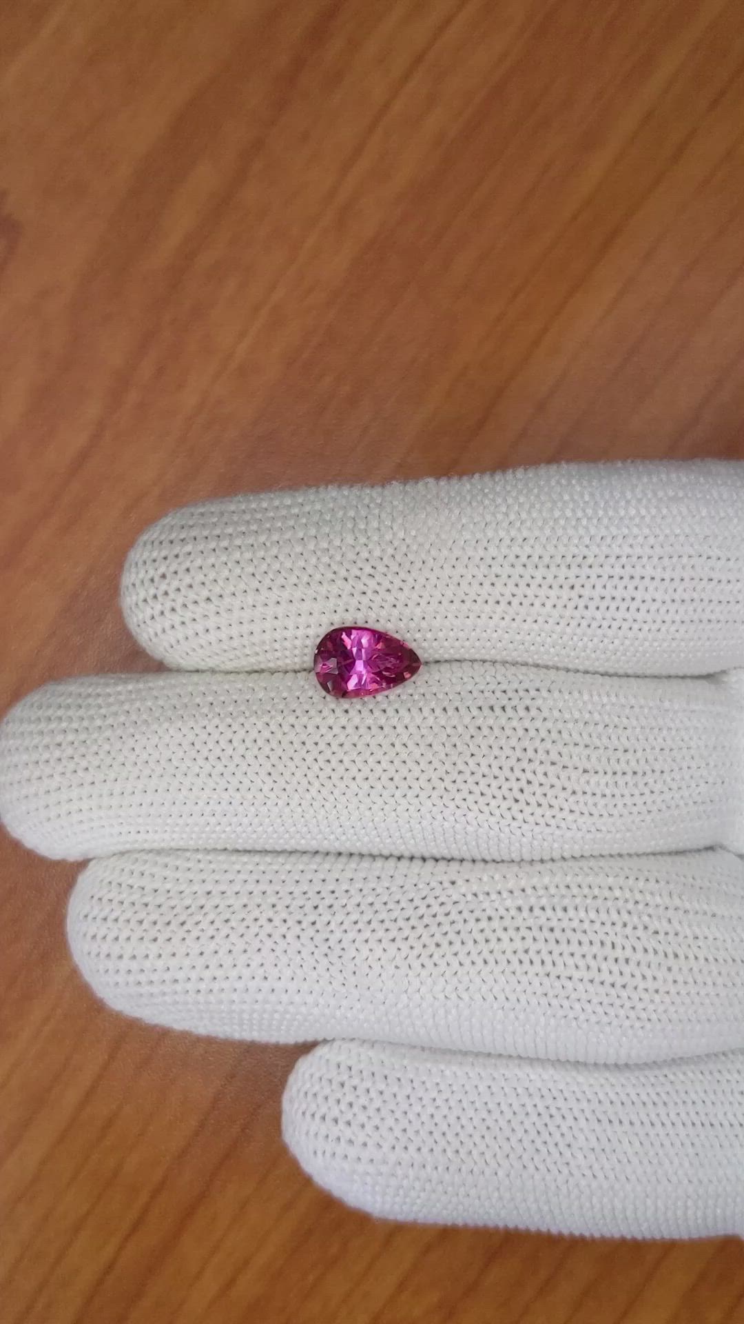 1.53 Ct. Tourmaline from Ceylon (Sri Lanka) Size Video