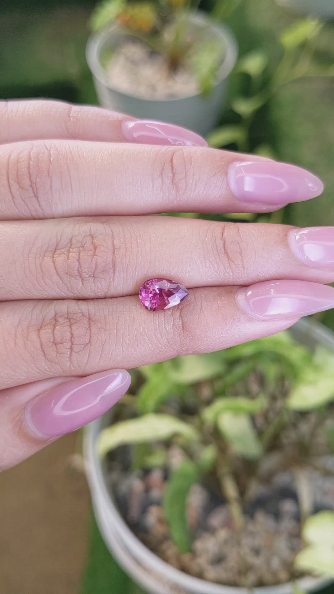 1.53 Ct. Tourmaline from Ceylon (Sri Lanka) Size Video