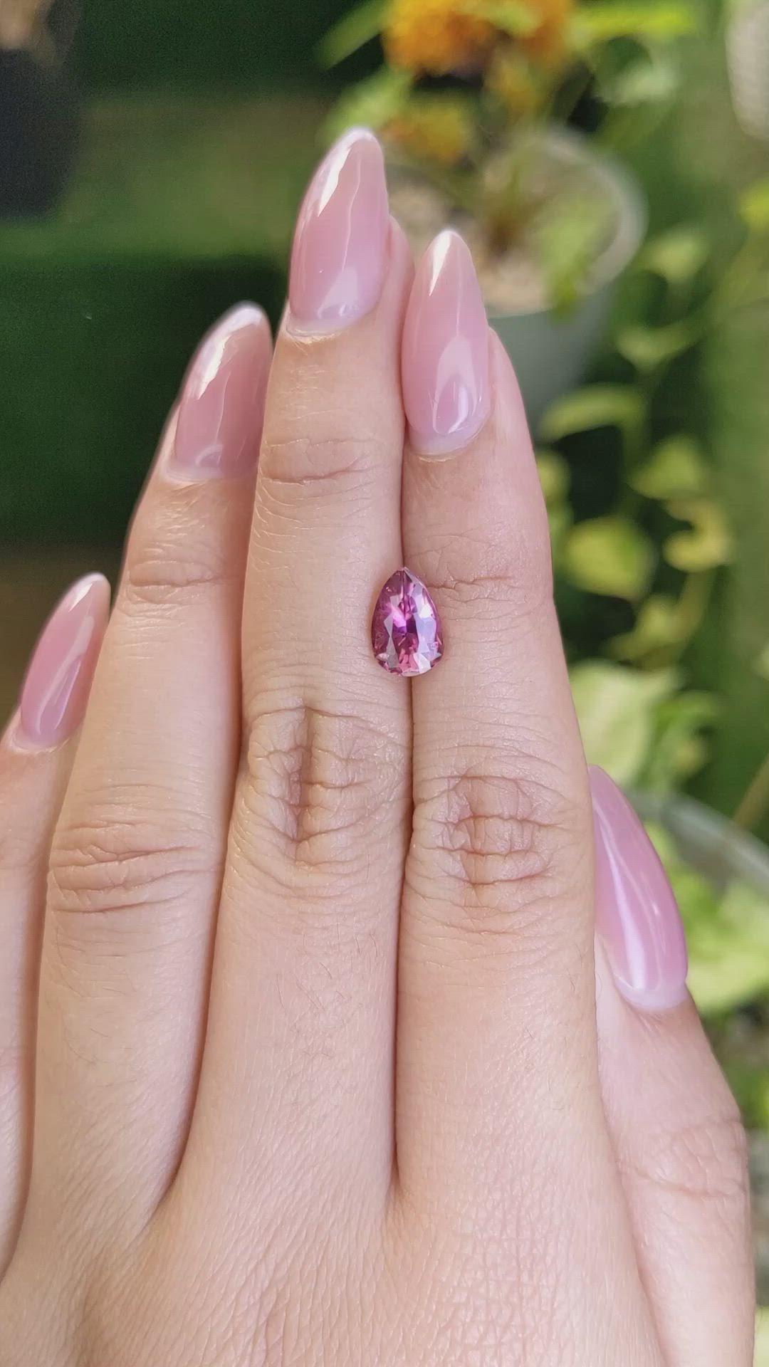 1.53 Ct. Tourmaline from Ceylon (Sri Lanka) Size Video