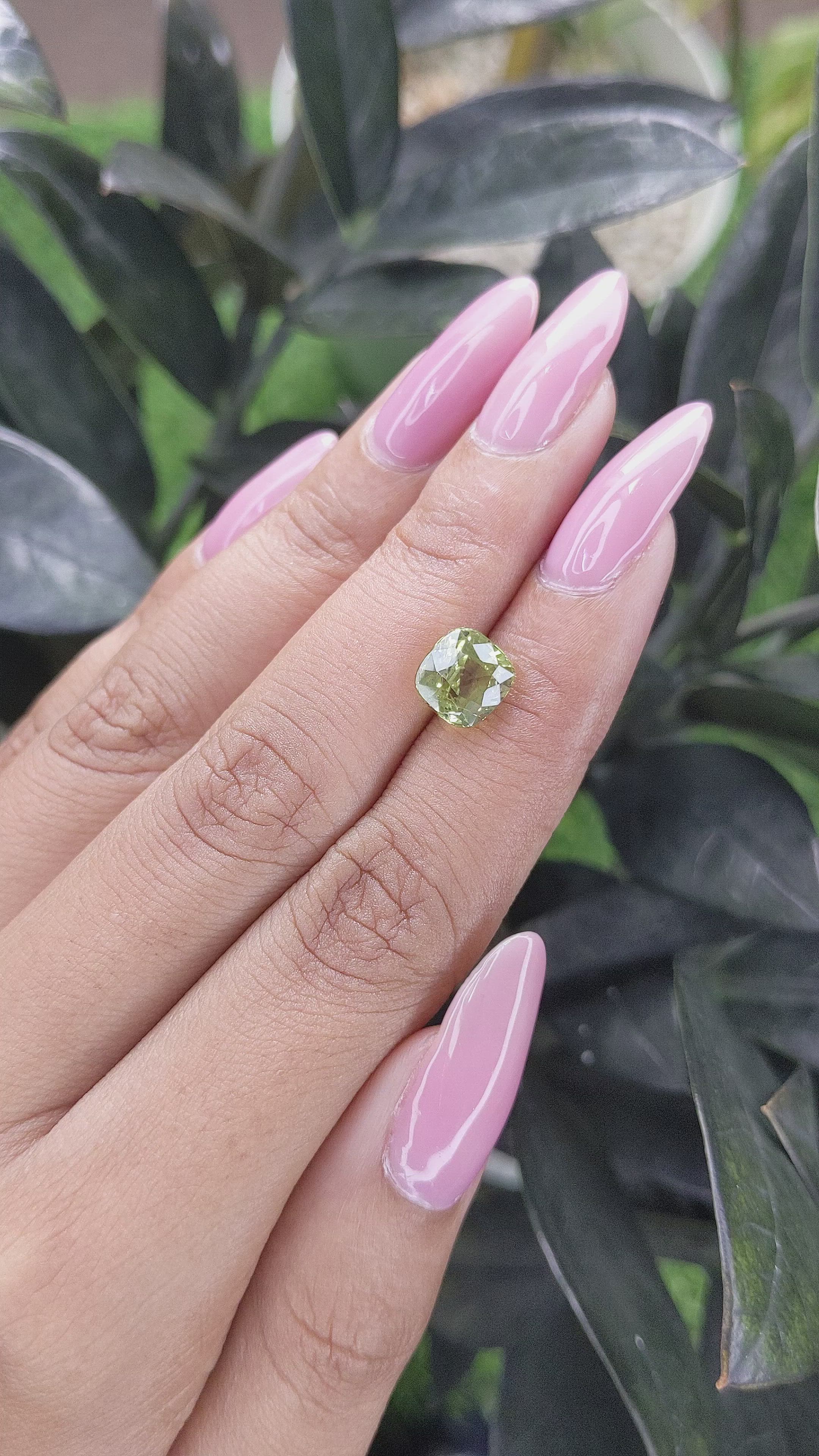 3.43 Ct. Chrysoberyl from Tanzania Size Video