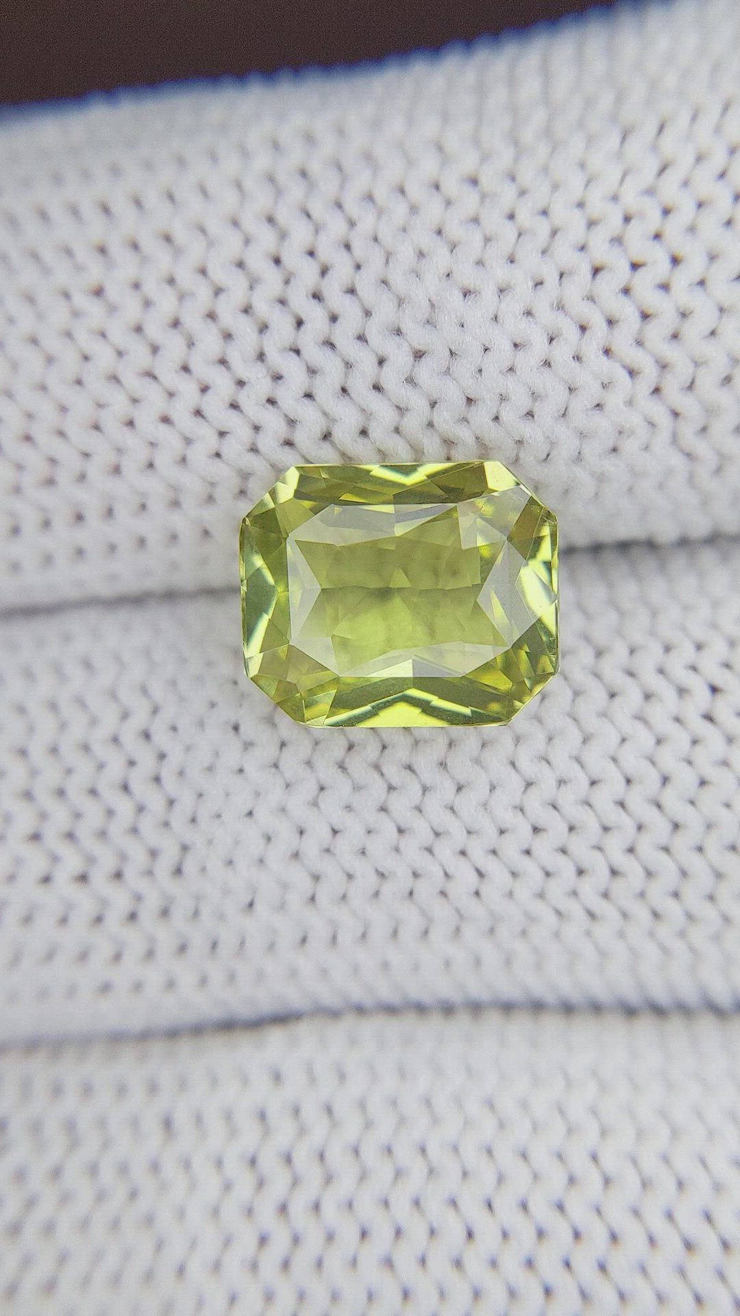 5.02 Ct. Chrysoberyl from Tanzania Size Video