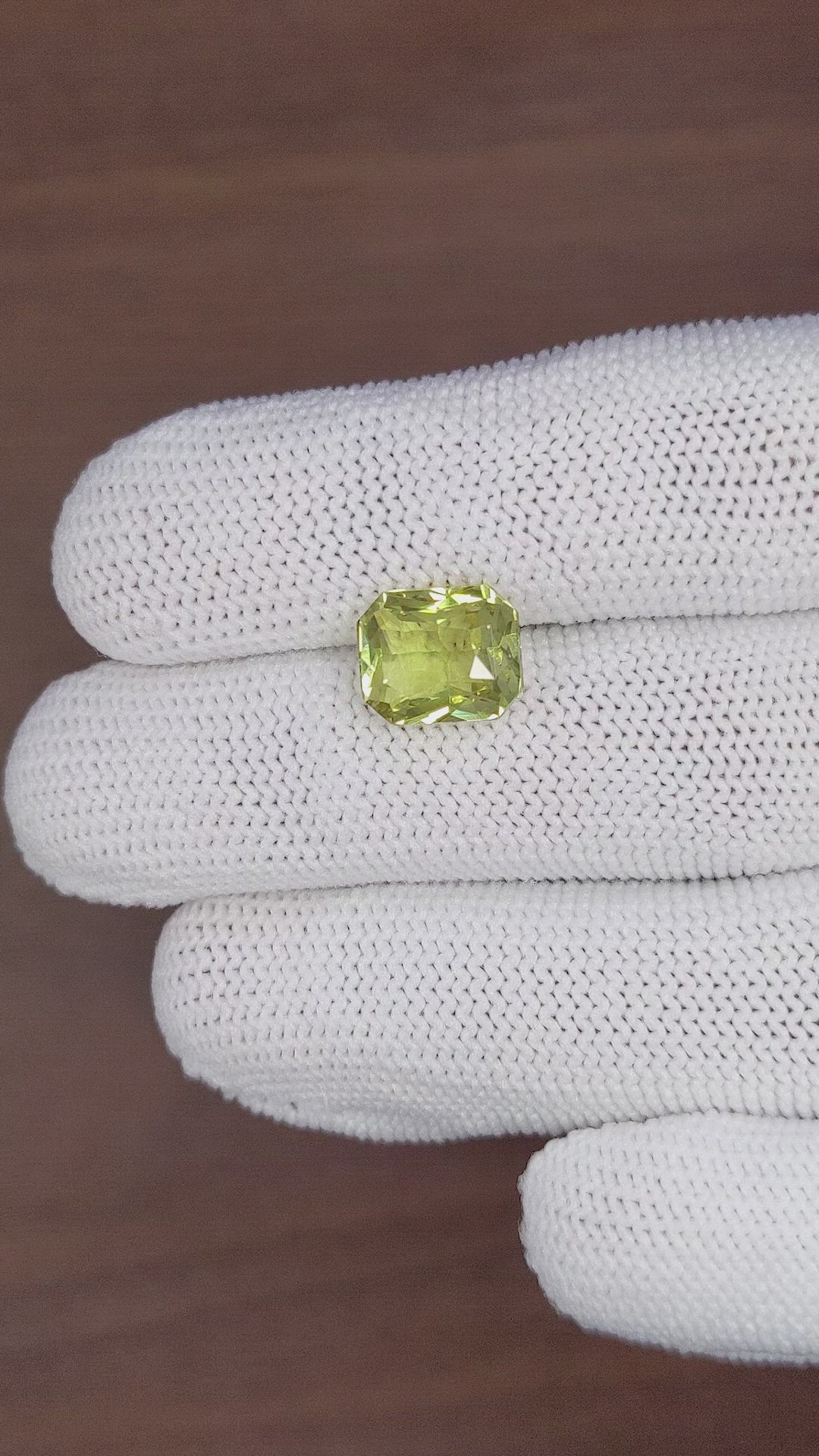 5.02 Ct. Chrysoberyl from Tanzania Size Video