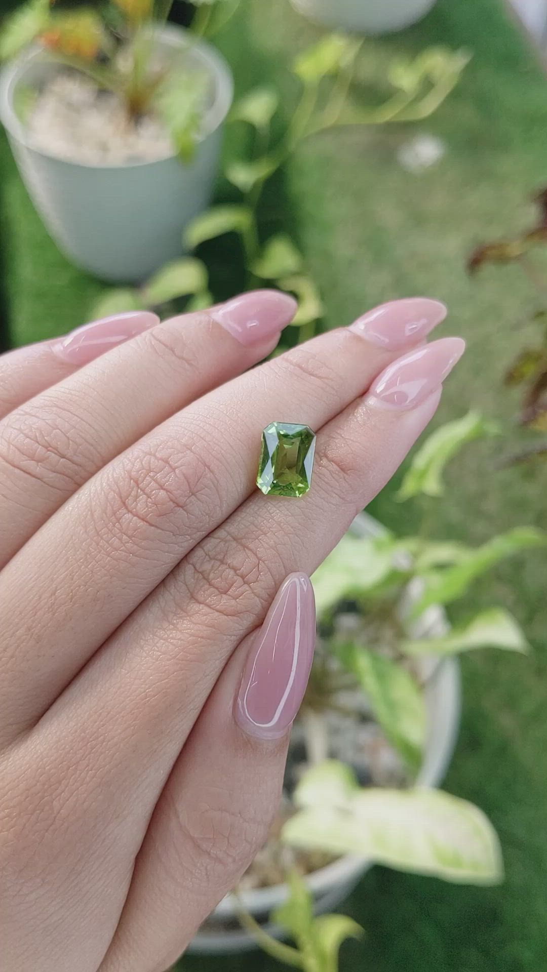 3.42 Ct. Tourmaline from Ceylon (Sri Lanka) Size Video