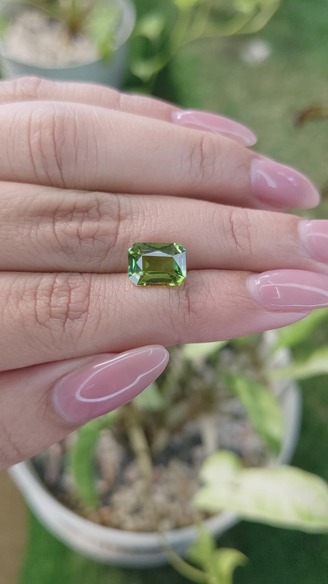 3.42 Ct. Tourmaline from Ceylon (Sri Lanka) Size Video