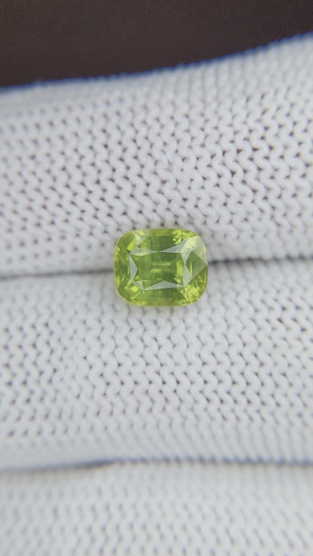 2.62 Ct. Chrysoberyl from Tanzania Size Video