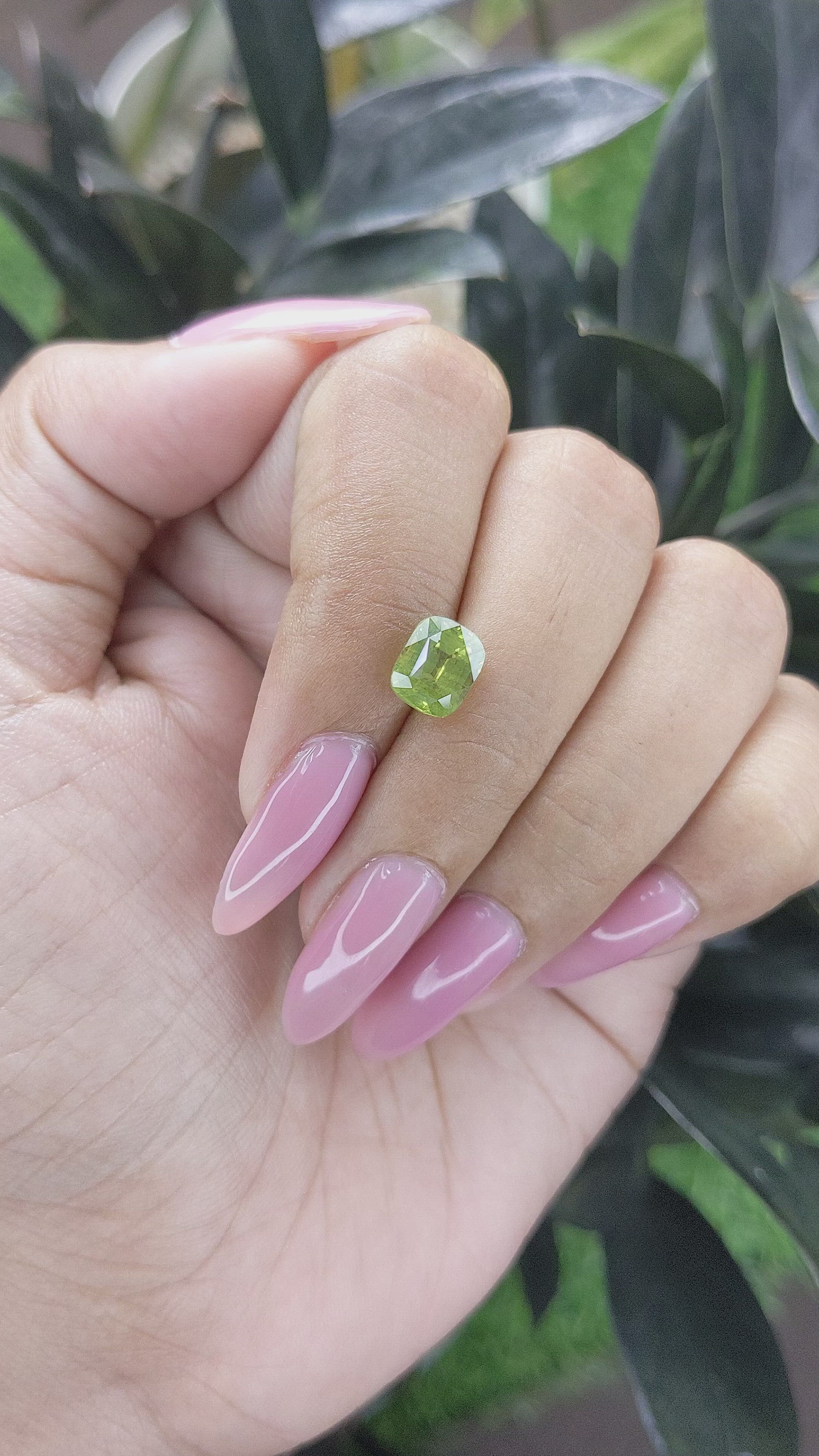 2.62 Ct. Chrysoberyl from Tanzania Size Video