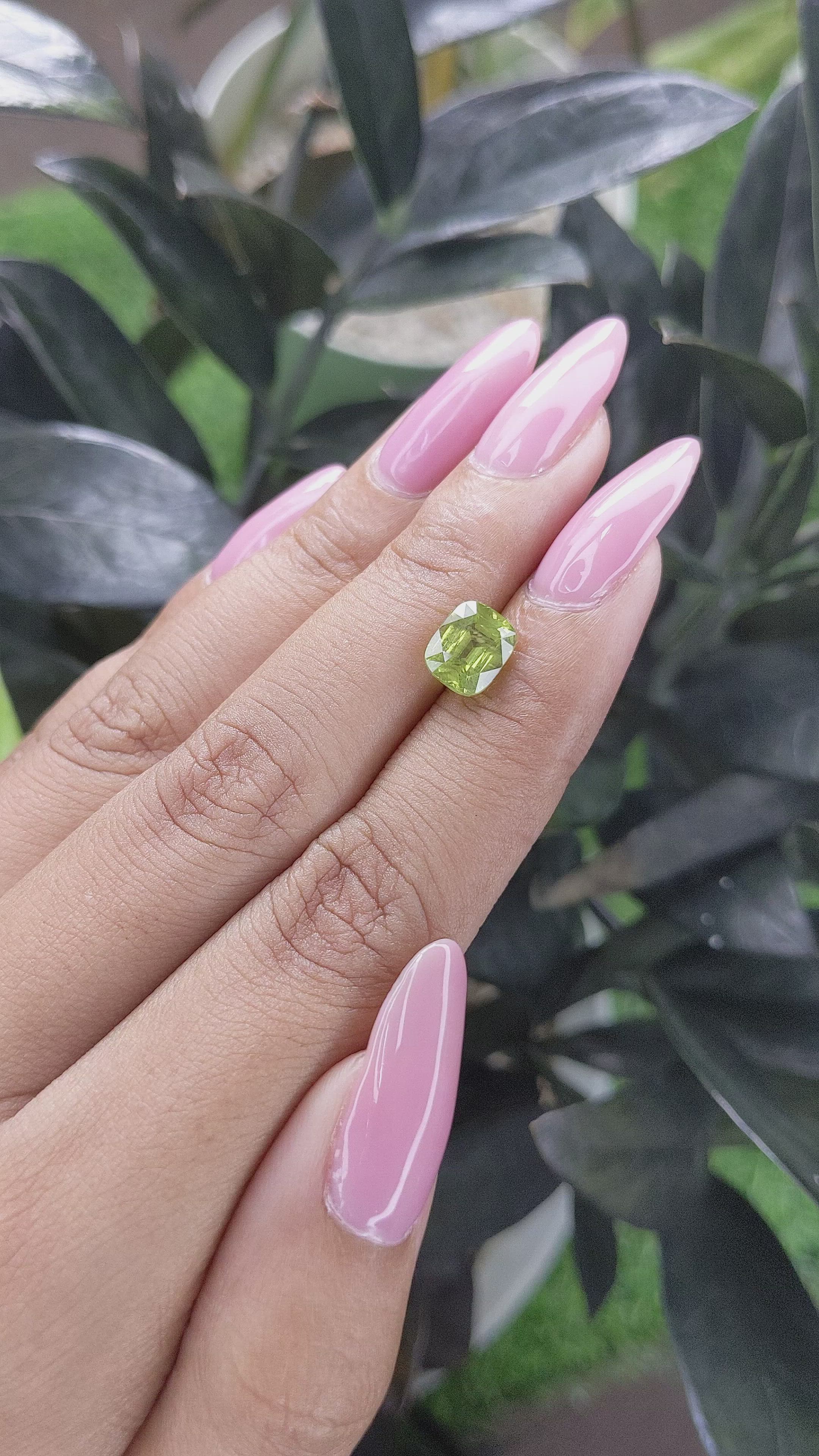 2.62 Ct. Chrysoberyl from Tanzania Size Video