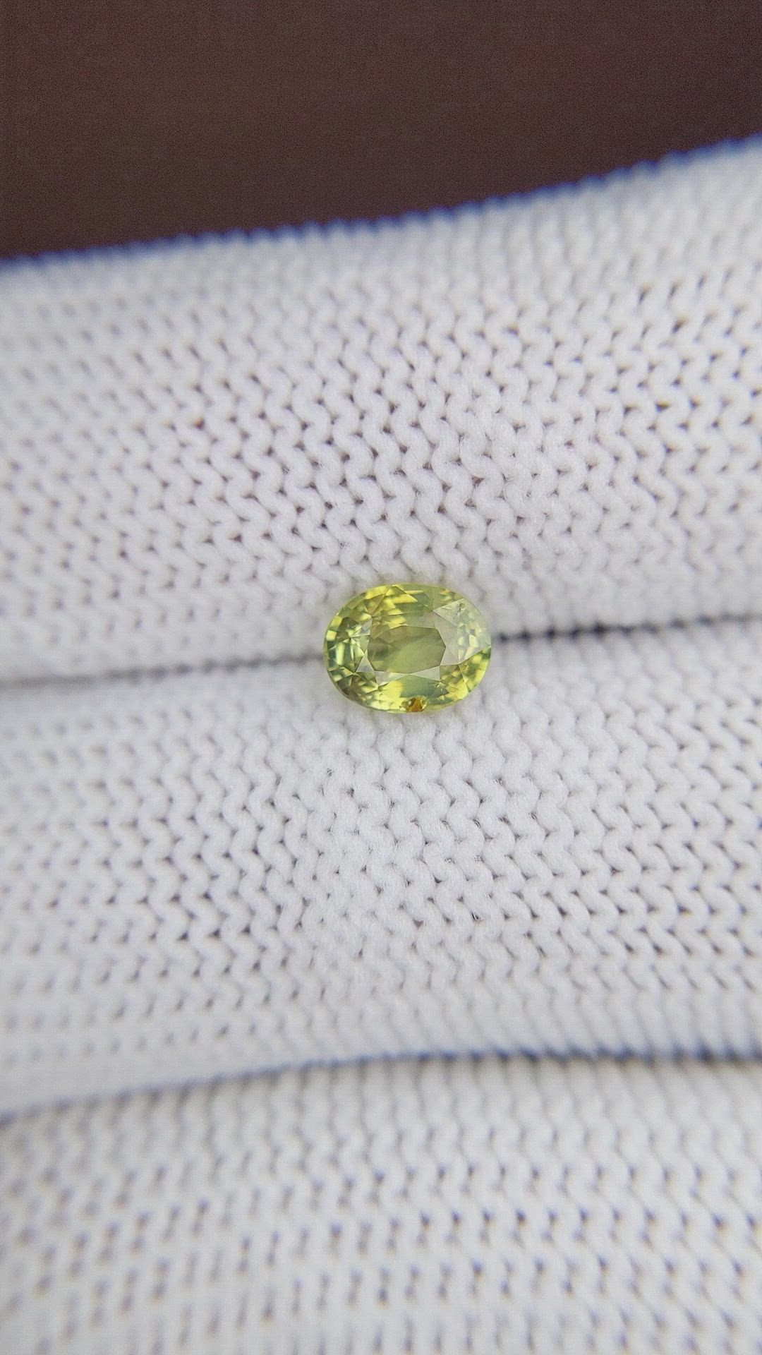 1.07 Ct. Chrysoberyl from Tanzania Size Video