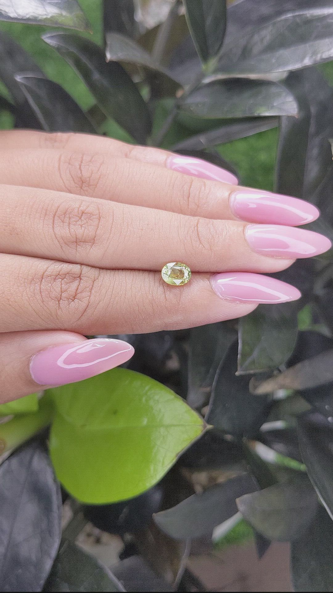 1.07 Ct. Chrysoberyl from Tanzania Size Video