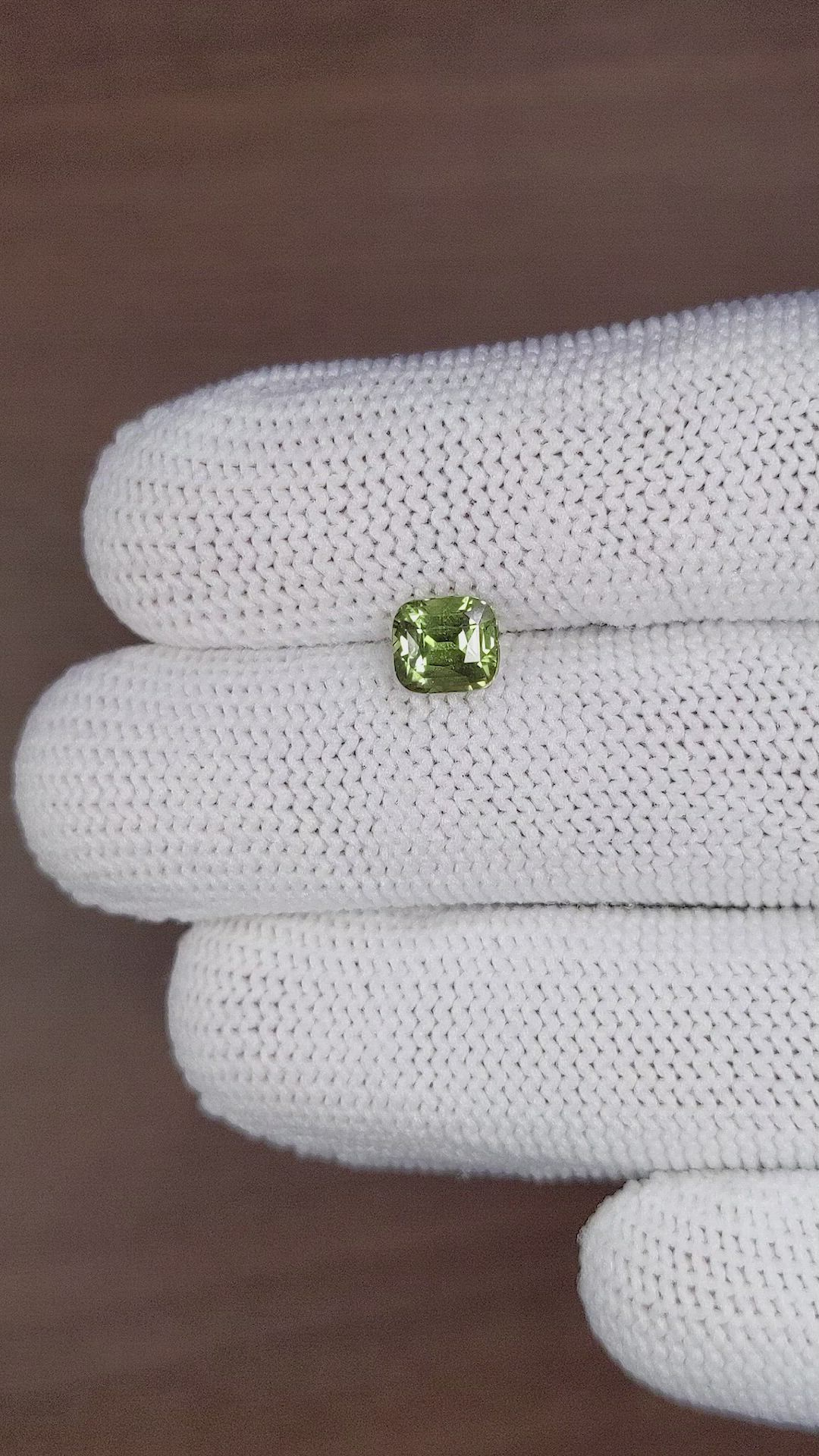 1.54 Ct. Chrysoberyl from Tanzania Size Video