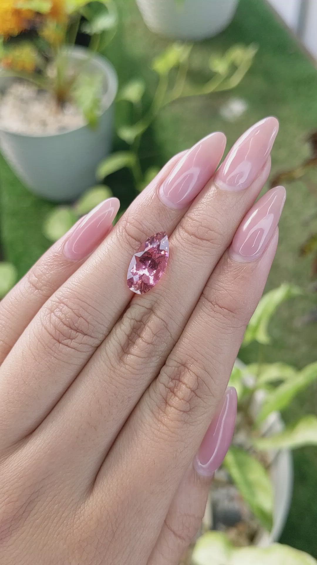 3.34 Ct. Tourmaline from Ceylon (Sri Lanka) Size Video