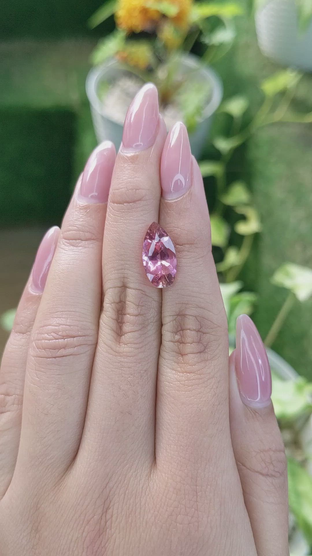 3.34 Ct. Tourmaline from Ceylon (Sri Lanka) Size Video