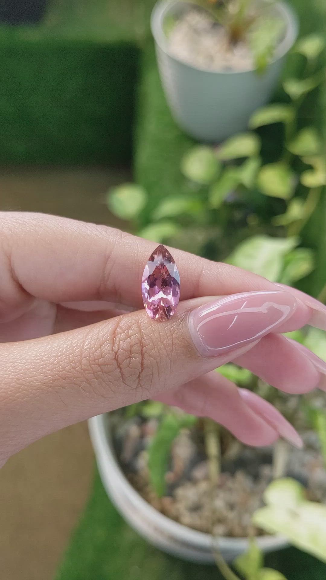 3.34 Ct. Tourmaline from Ceylon (Sri Lanka) Size Video