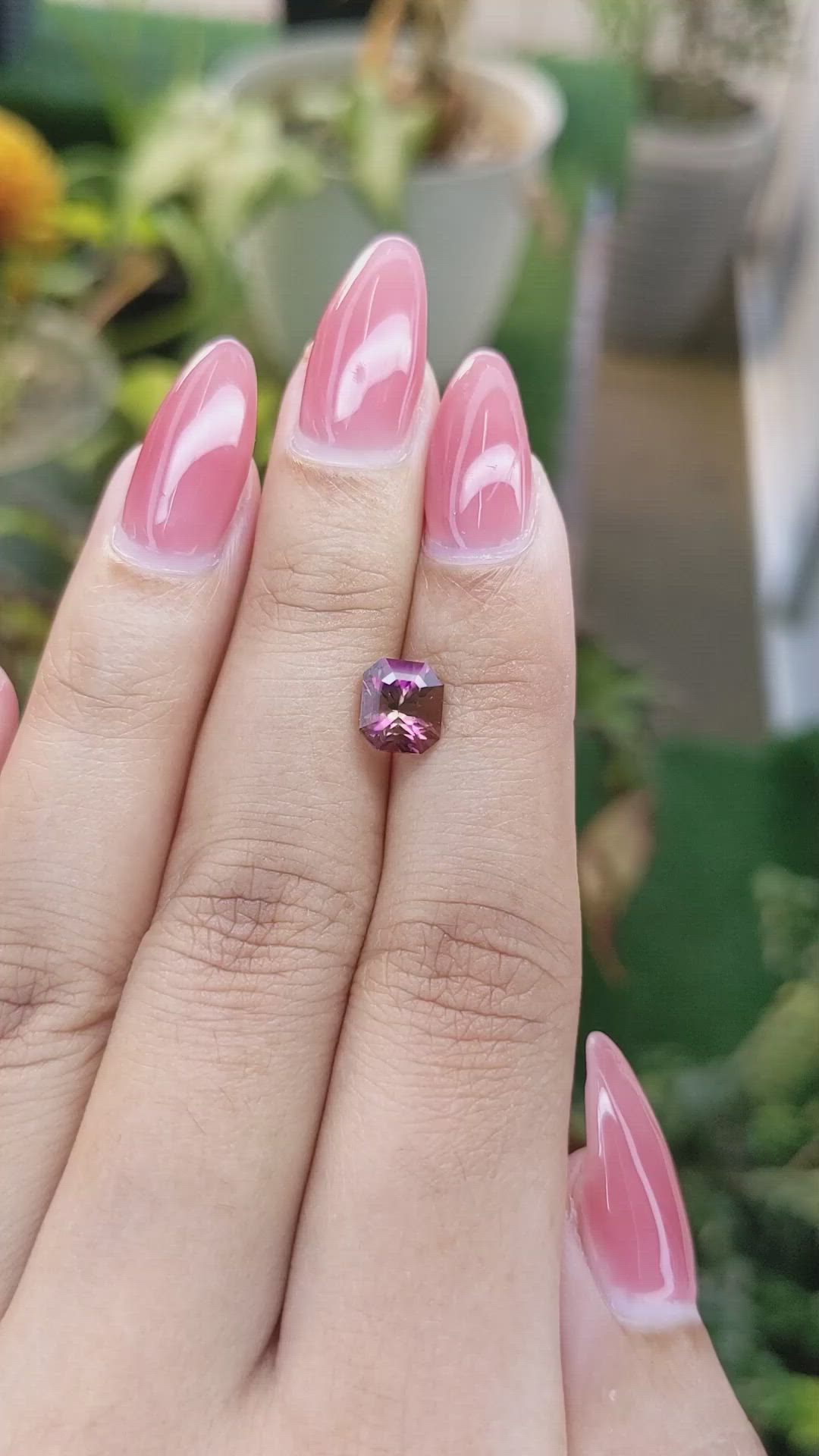 1.43 Ct. Tourmaline from Ceylon (Sri Lanka) Size Video