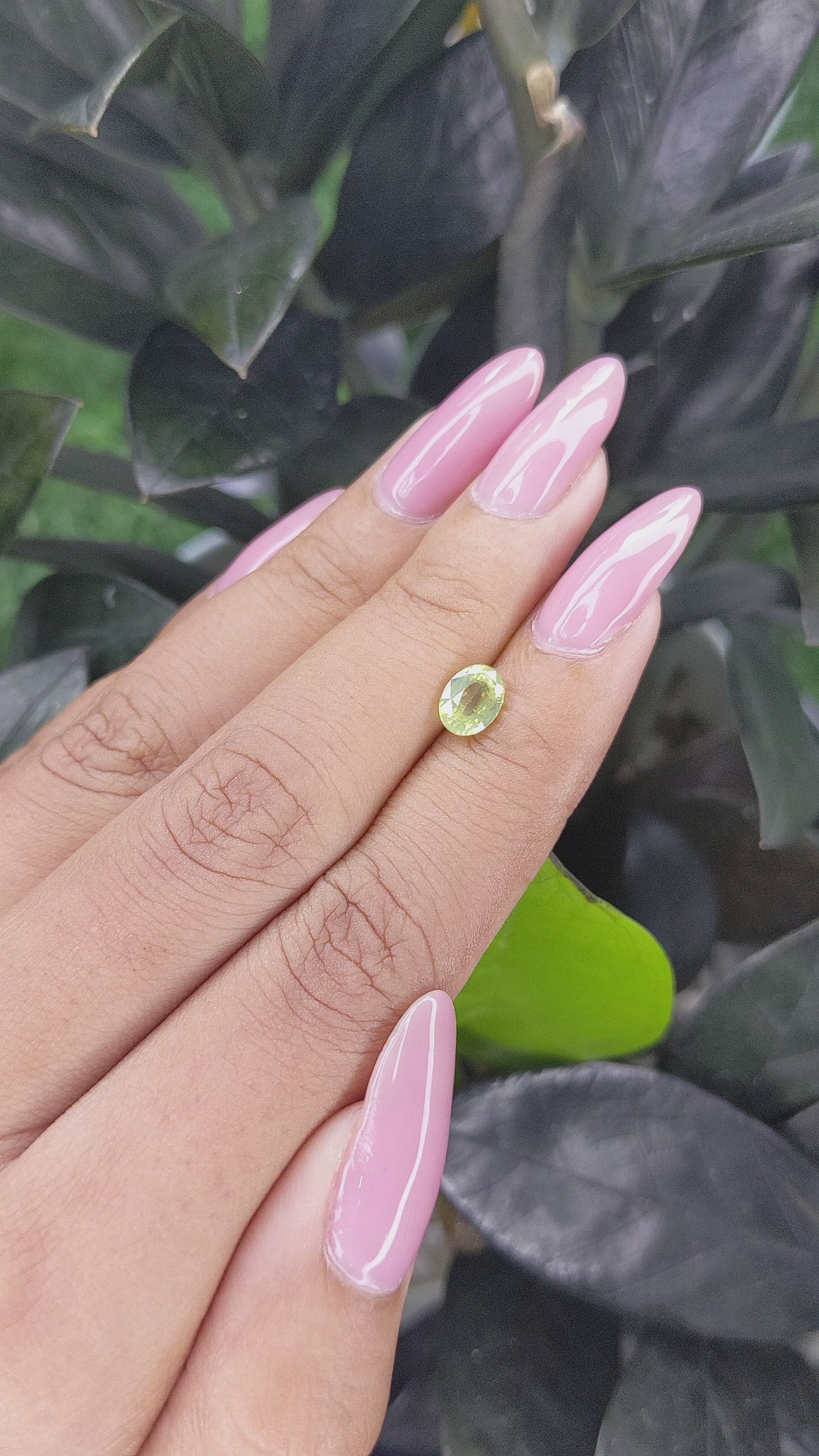 1.01 Ct. Chrysoberyl from Madagascar Size Video