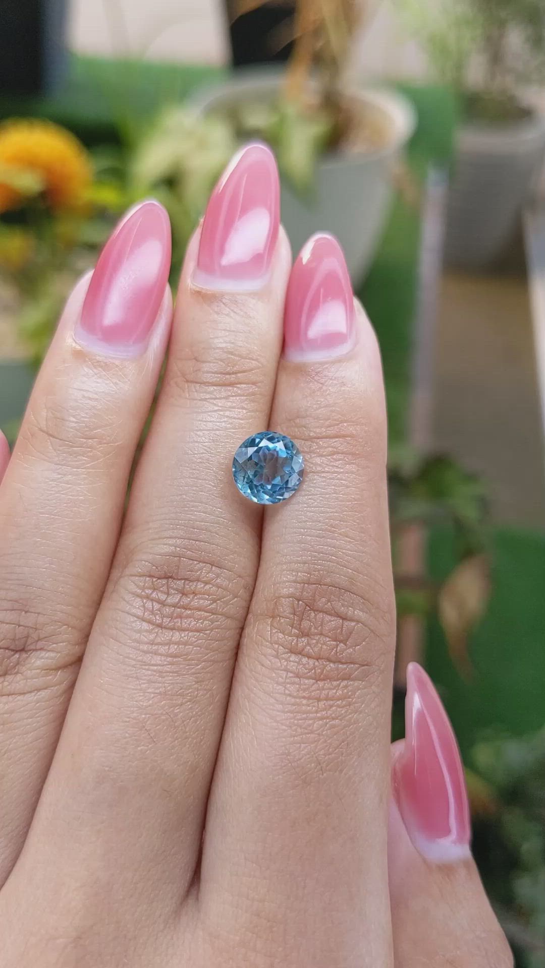 2.54 Ct. Topaz from Brazil Size Video