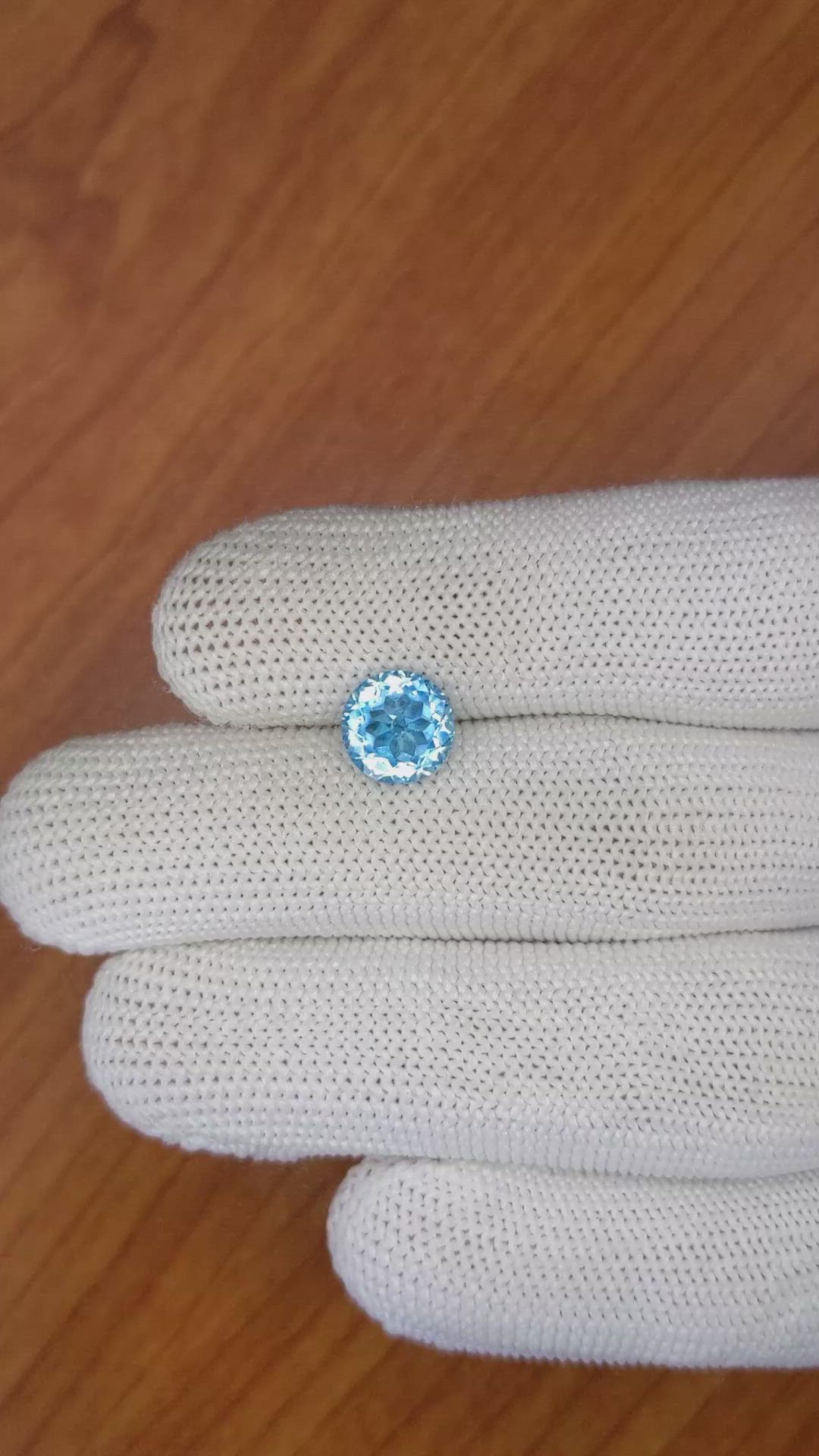 2.54 Ct. Topaz from Brazil Size Video