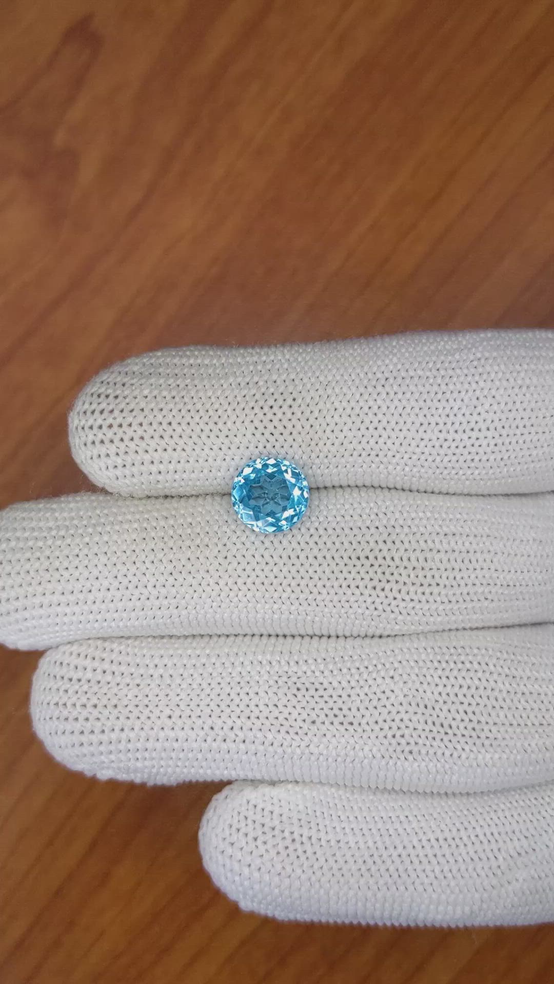 2.85 Ct. Topaz from Brazil Size Video