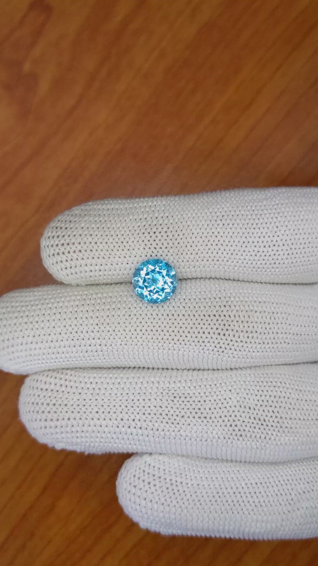 2.54 Ct. Topaz from Brazil Size Video