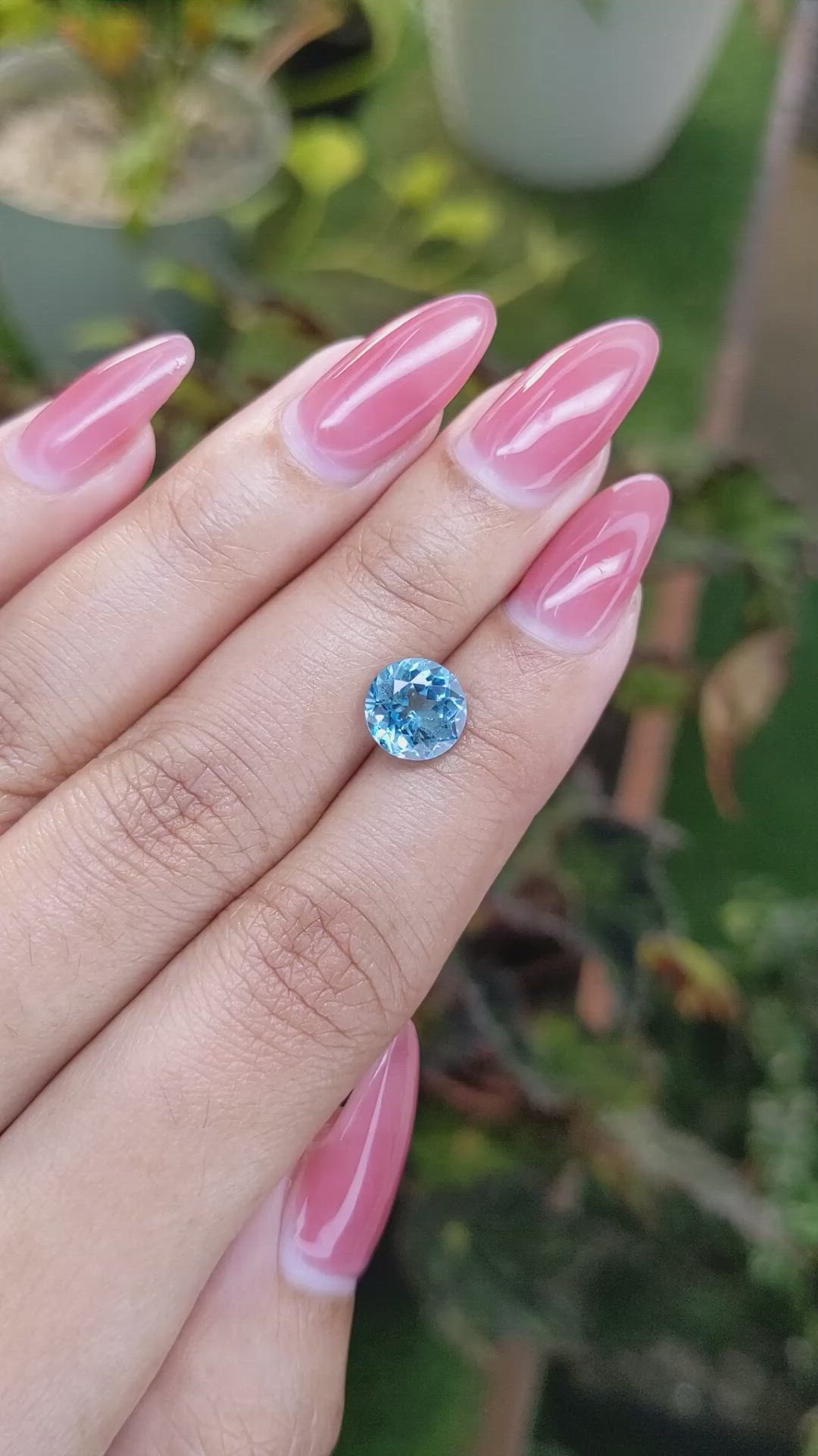 2.54 Ct. Topaz from Brazil Size Video