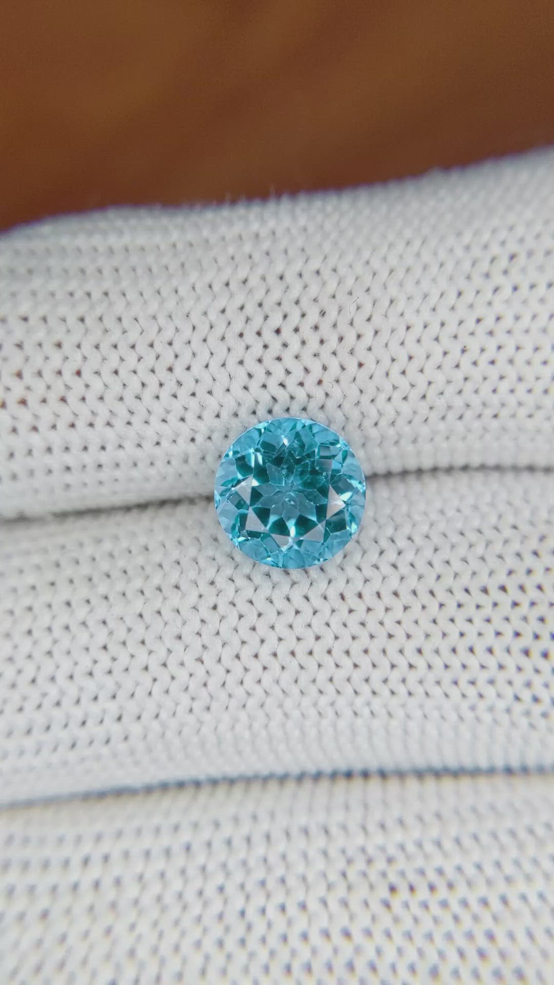 2.54 Ct. Topaz from Brazil Size Video