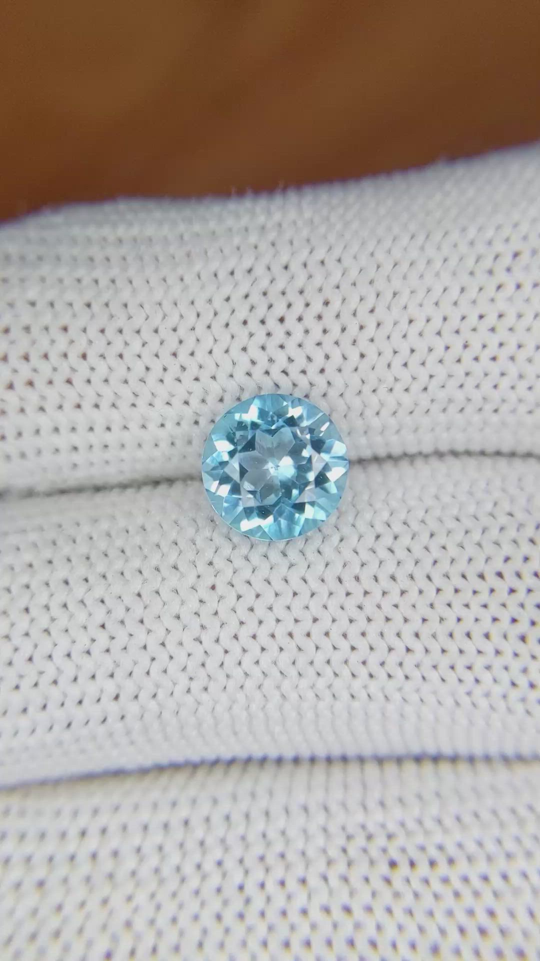 2.33 Ct. Topaz from Brazil Size Video