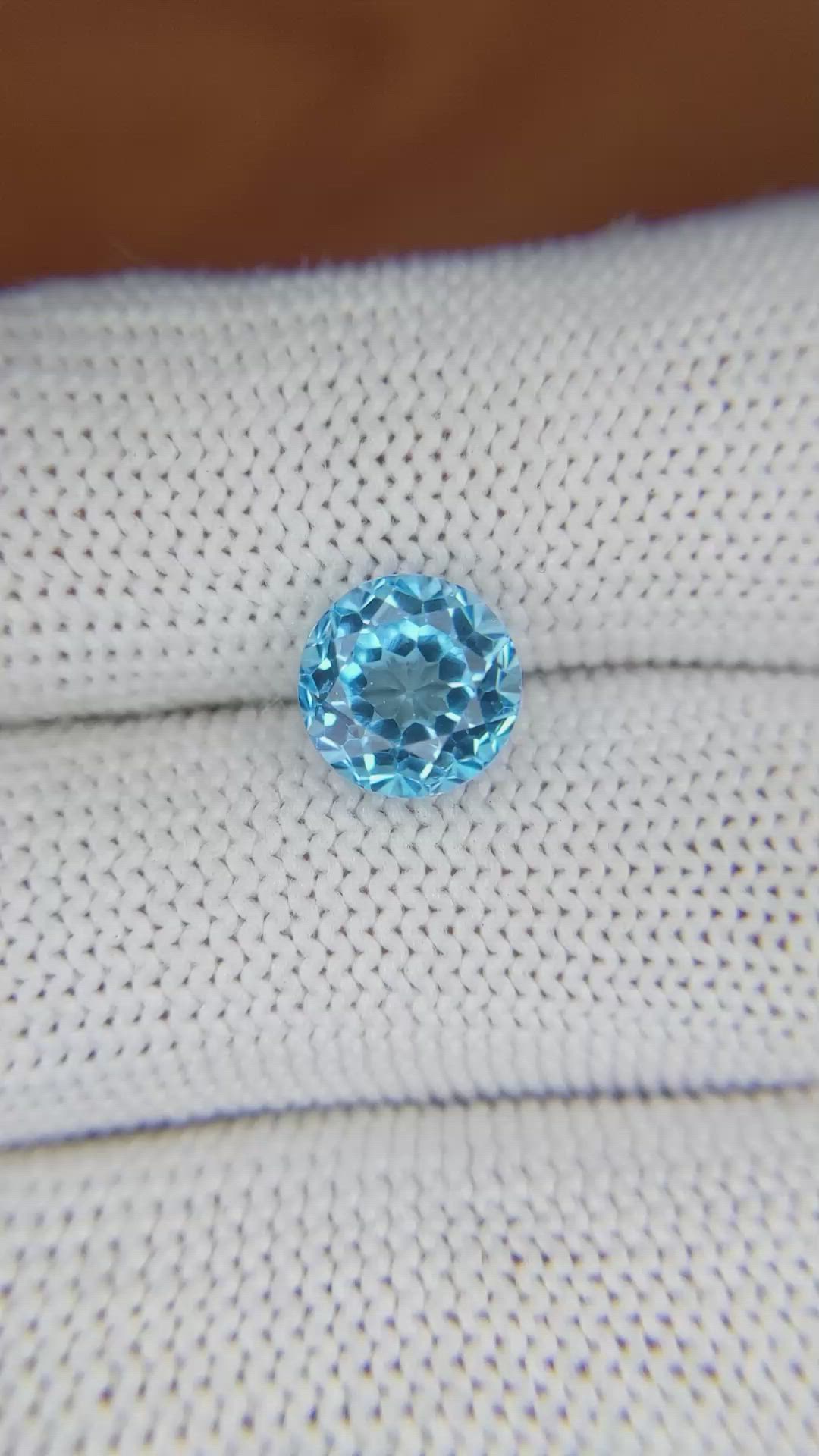 2.94 Ct. Topaz from Brazil Size Video