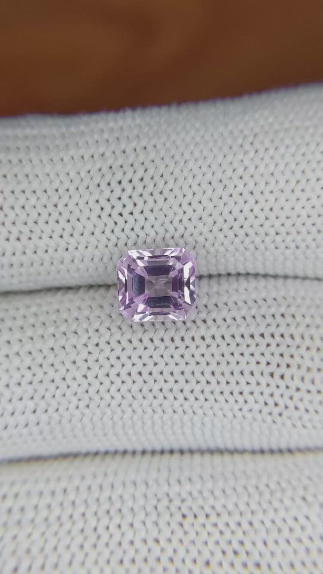 2.48 Ct. Kunzite from Brazil Size Video