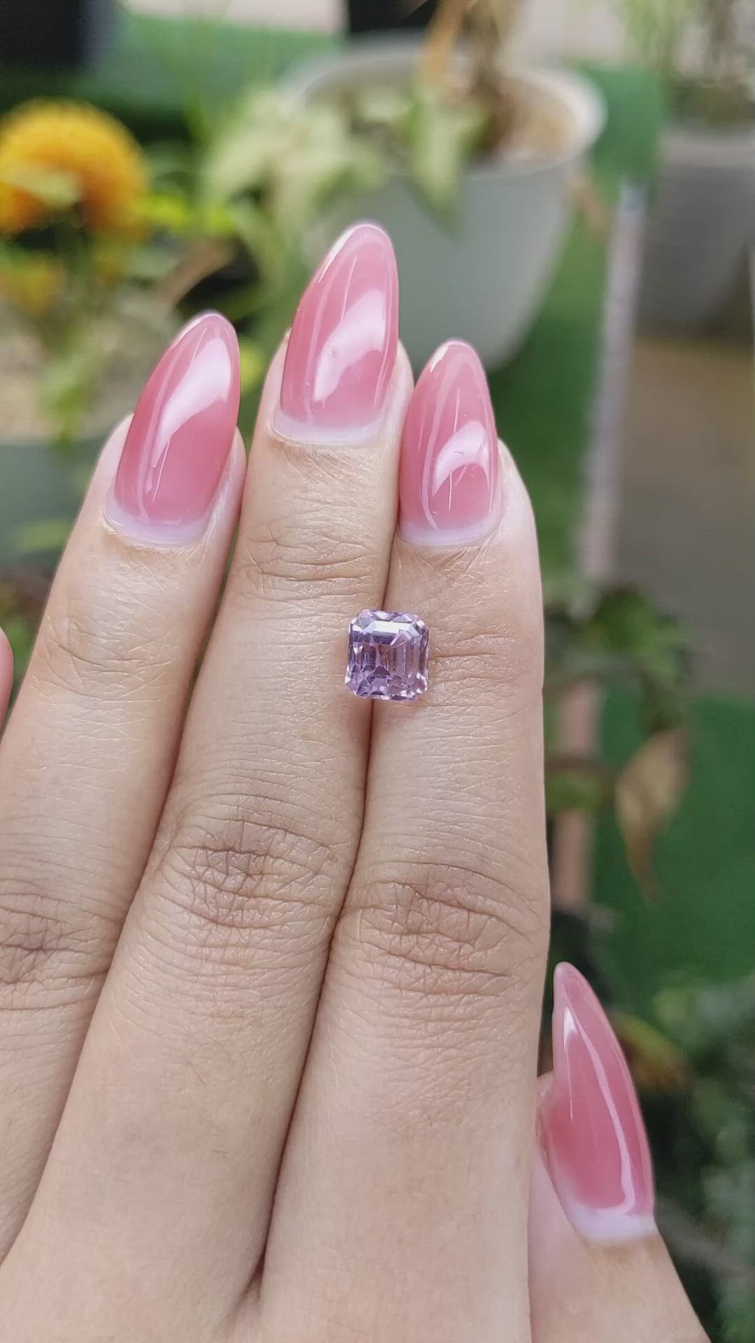 2.48 Ct. Kunzite from Brazil Size Video