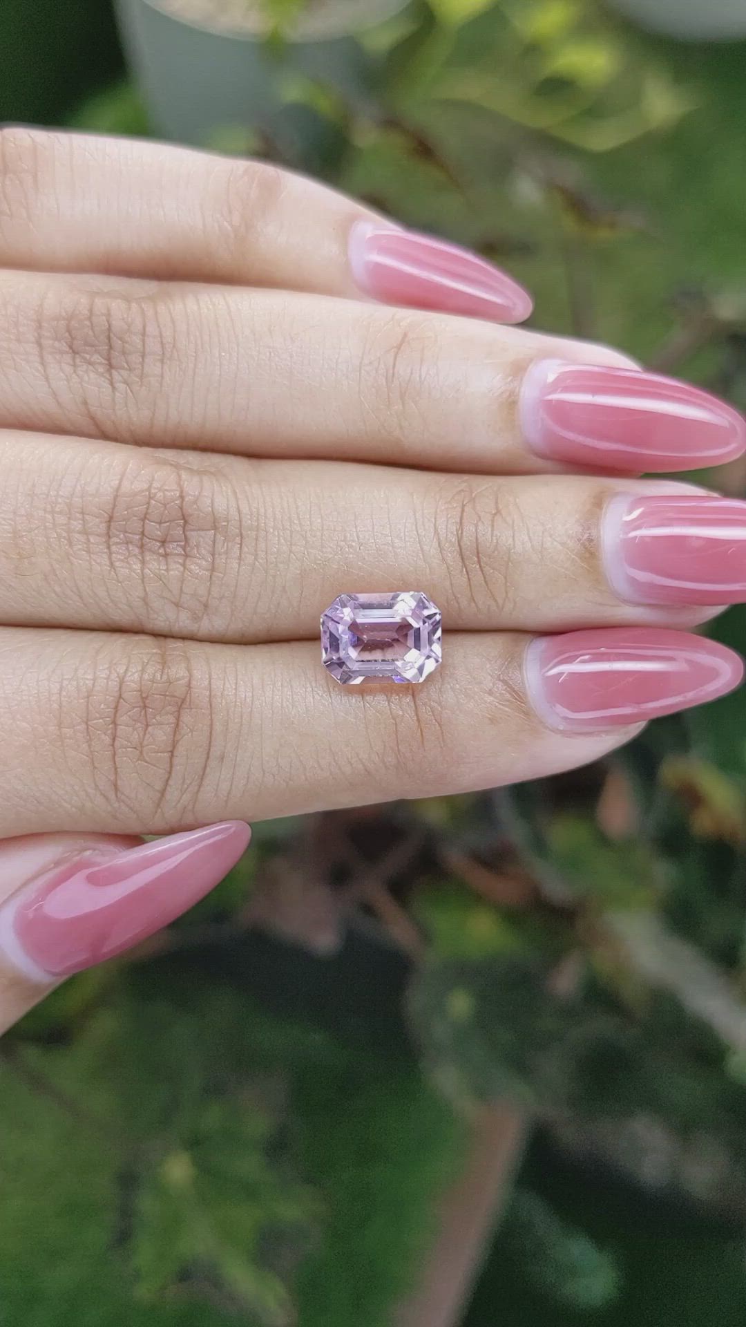 3.84 Ct. Kunzite from Brazil Size Video