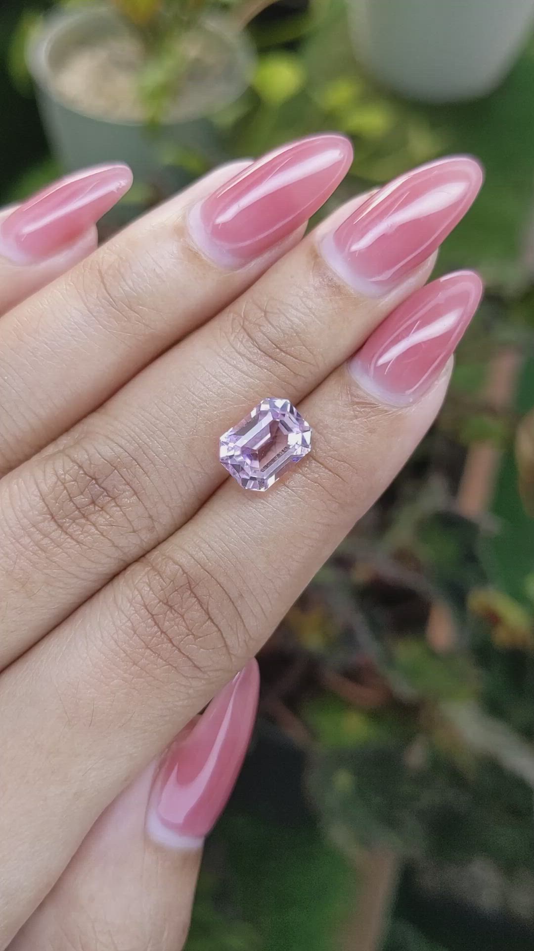 3.84 Ct. Kunzite from Brazil Size Video