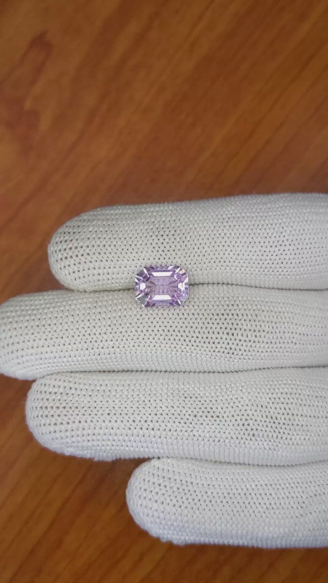 3.84 Ct. Kunzite from Brazil Size Video