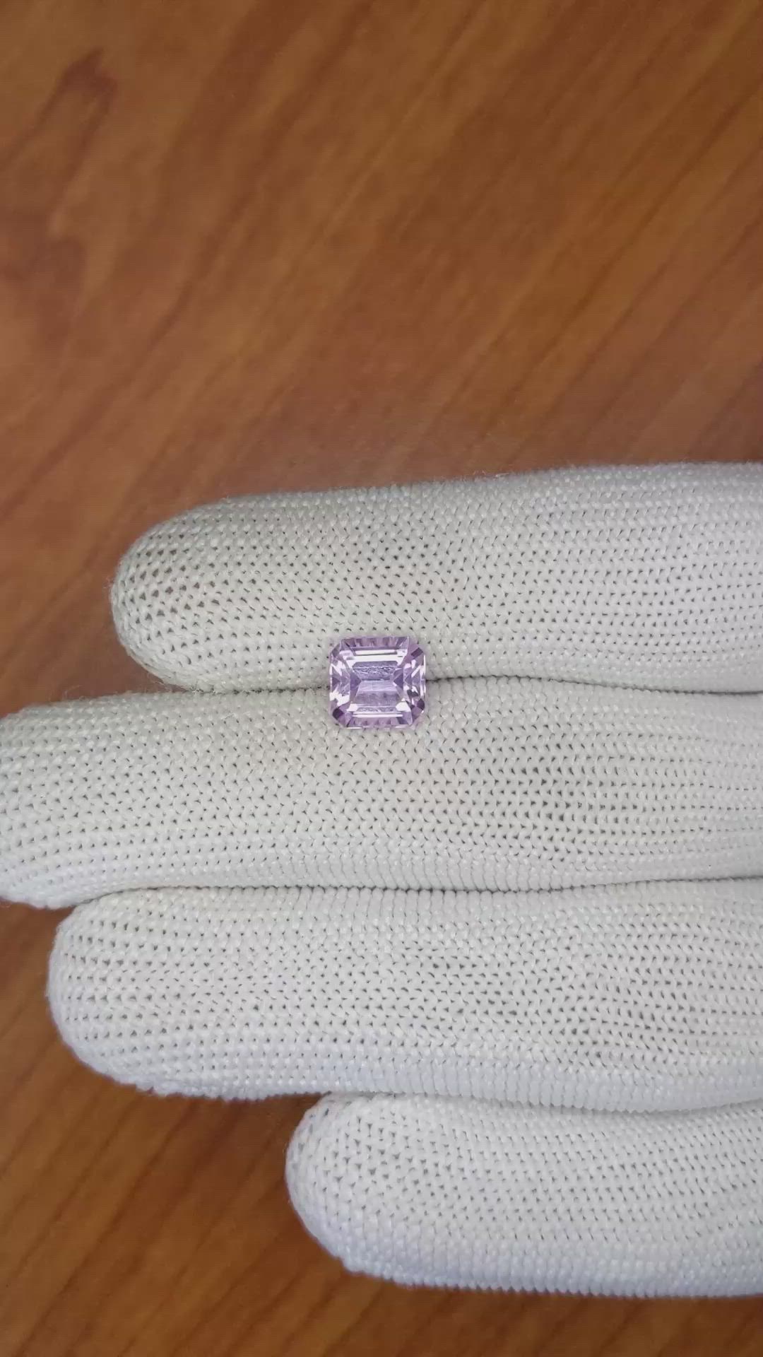 2.30 Ct. Kunzite from Brazil Size Video