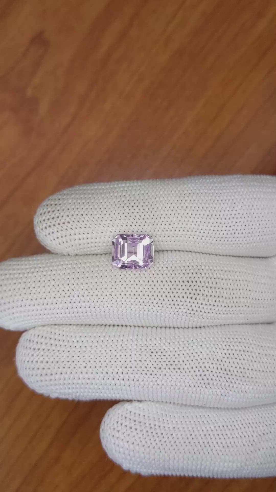 2.91 Ct. Kunzite from Brazil Size Video