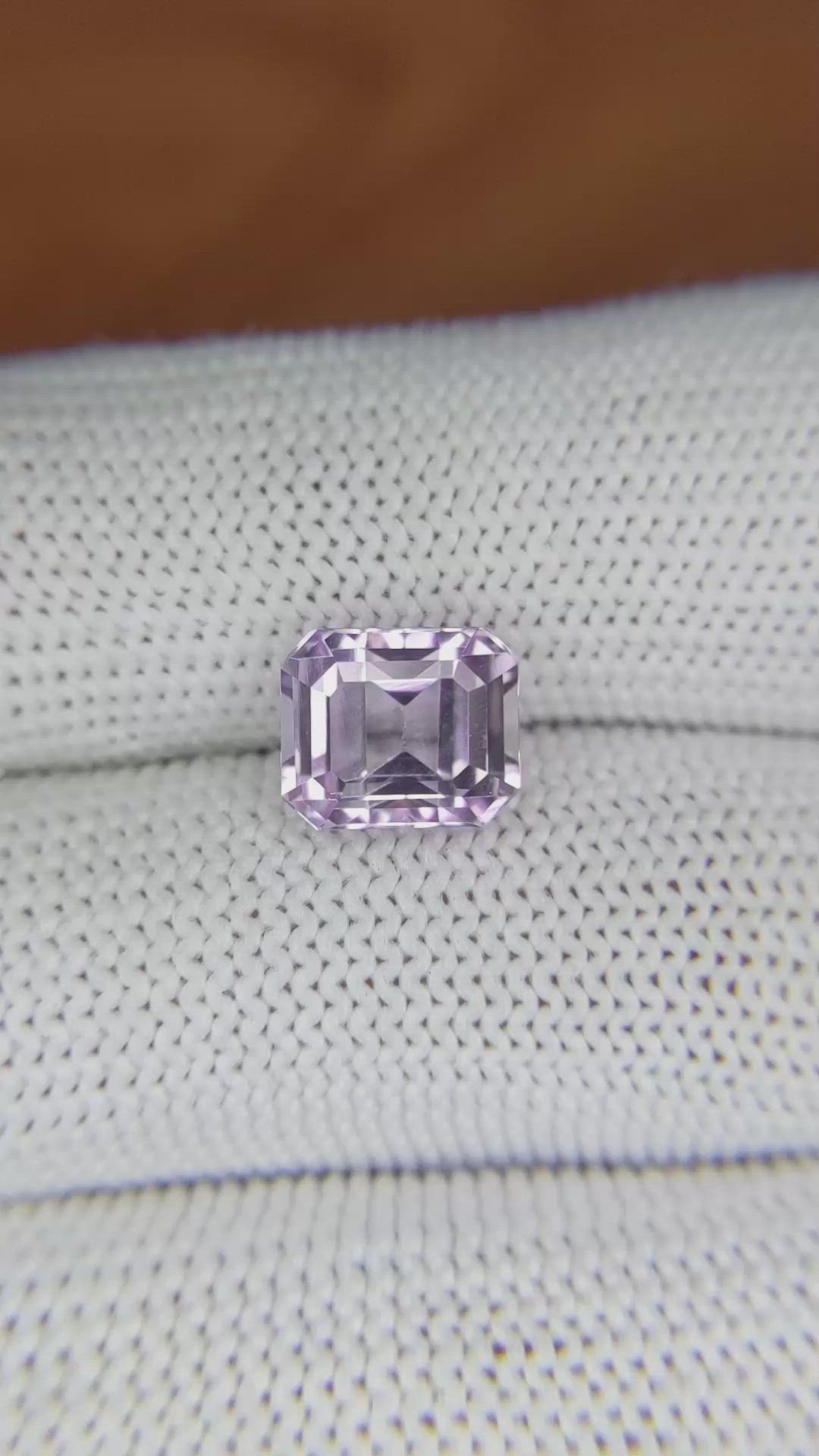 2.91 Ct. Kunzite from Brazil Size Video