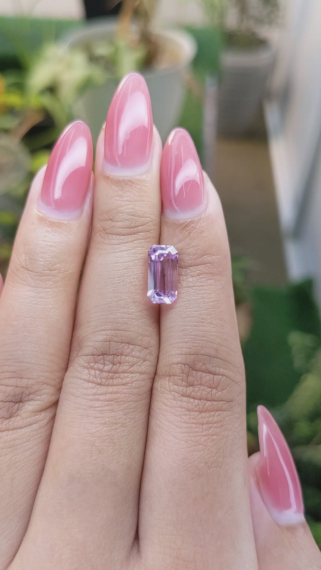 2.75 Ct. Kunzite from Brazil Size Video