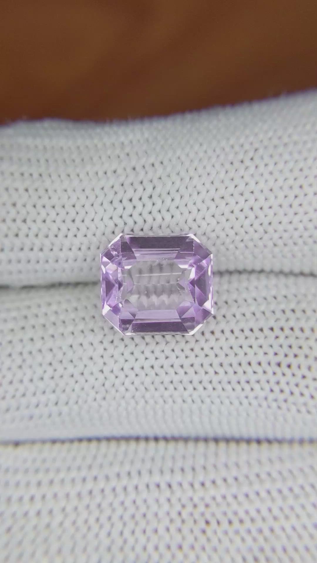 5.44 Ct. Kunzite from Brazil Size Video