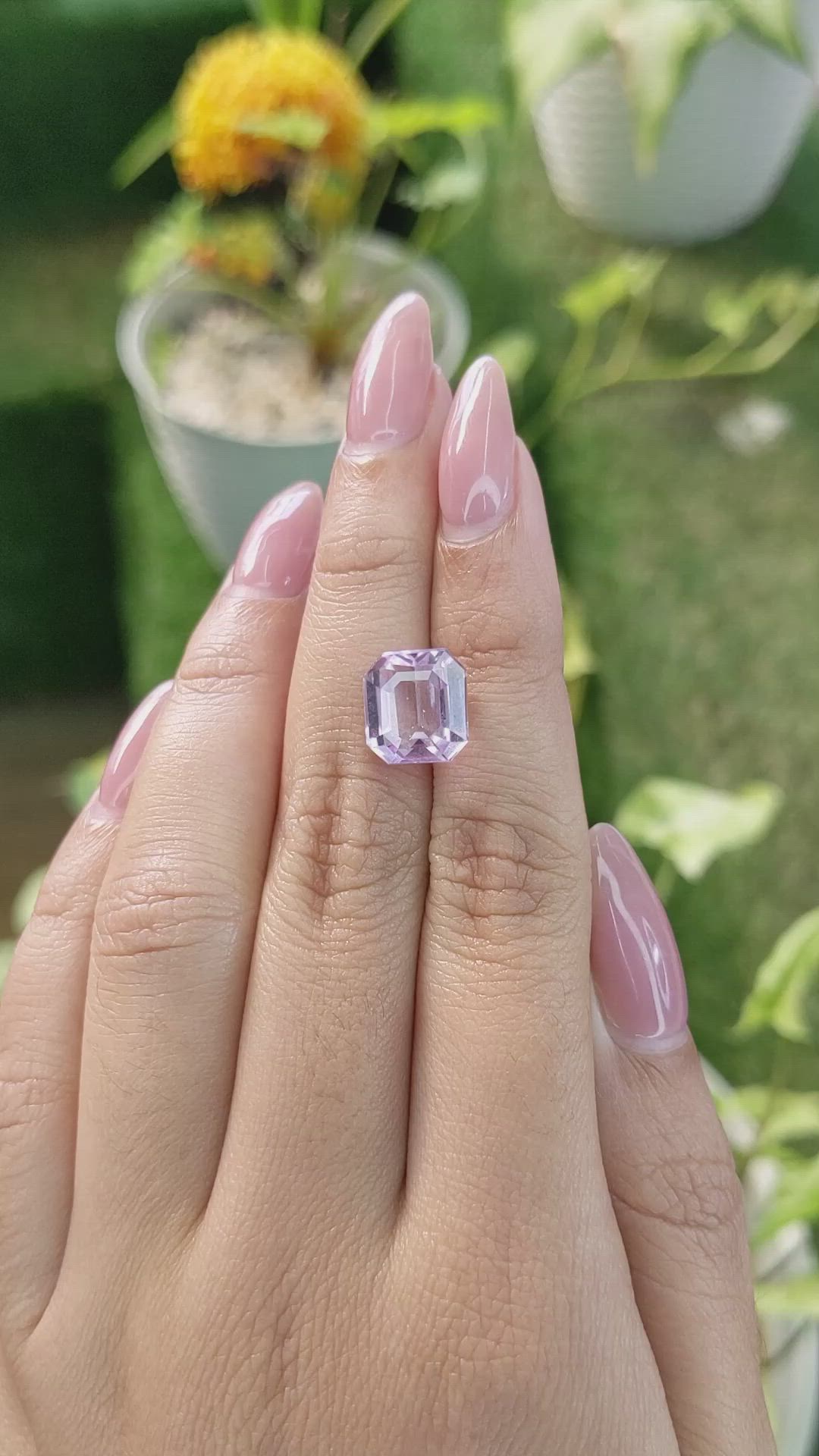 5.44 Ct. Kunzite from Brazil Size Video
