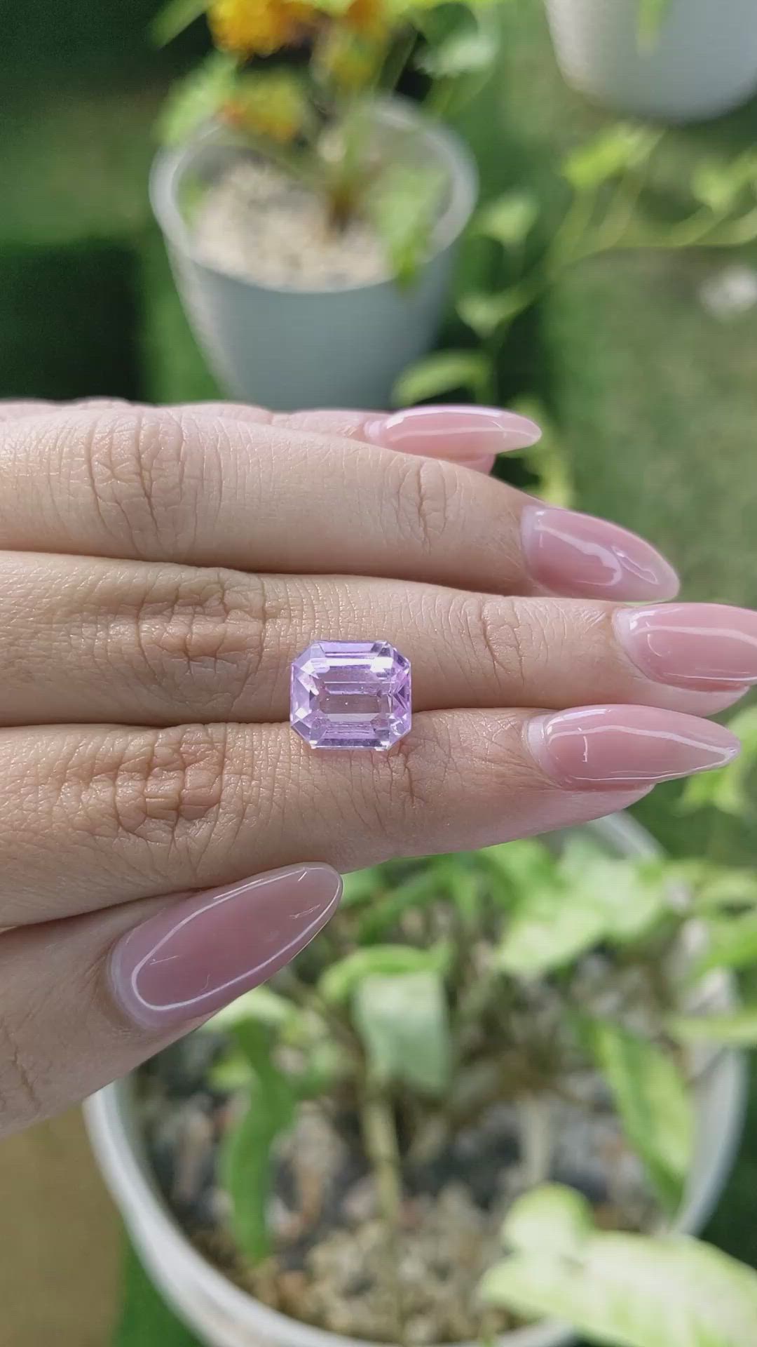 5.44 Ct. Kunzite from Brazil Size Video
