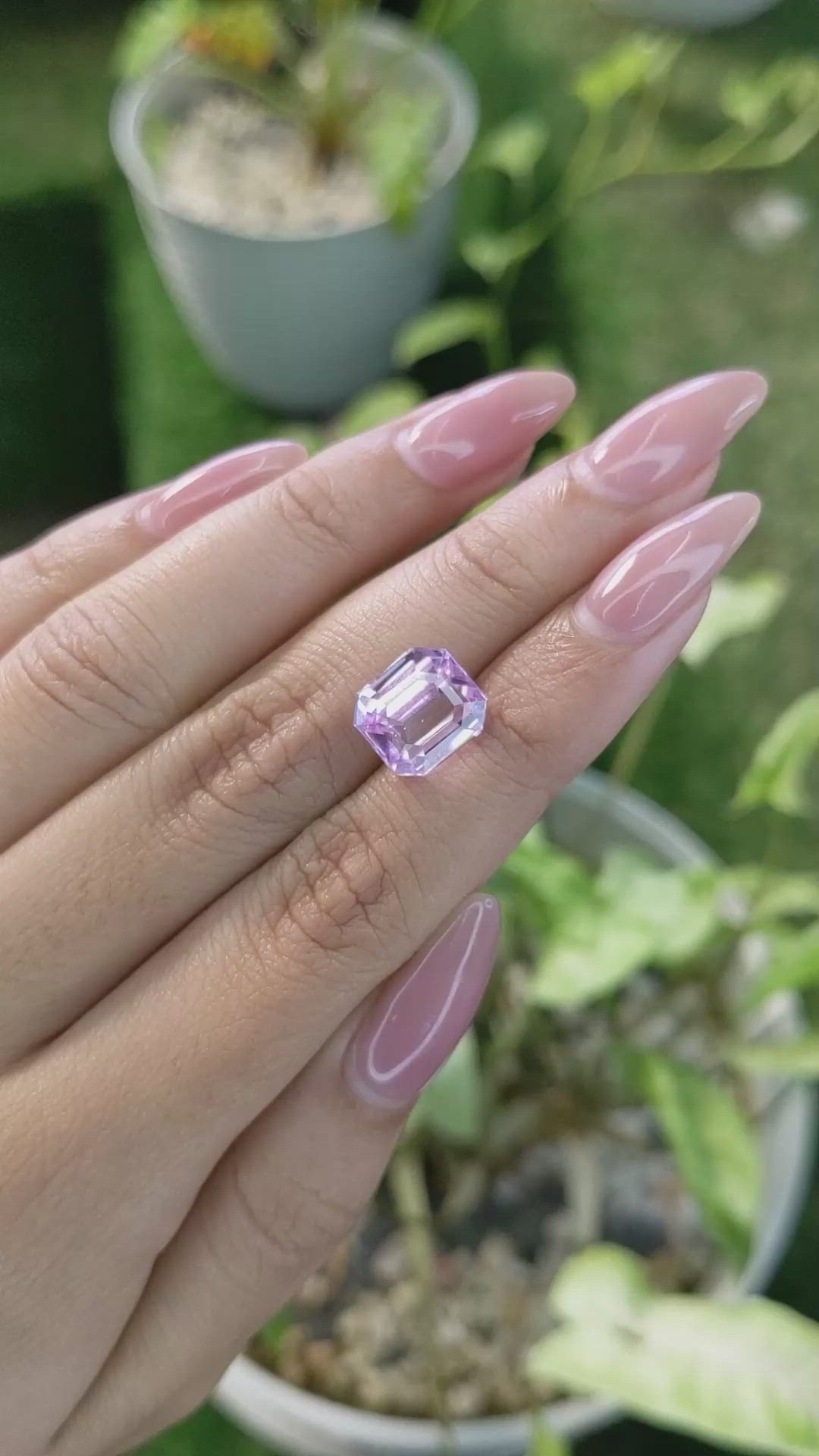 5.44 Ct. Kunzite from Brazil Size Video